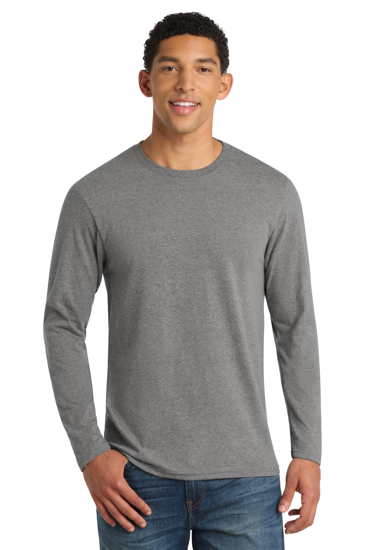 Port & Co Long Sleeve Fan Favorite  Blend Tee