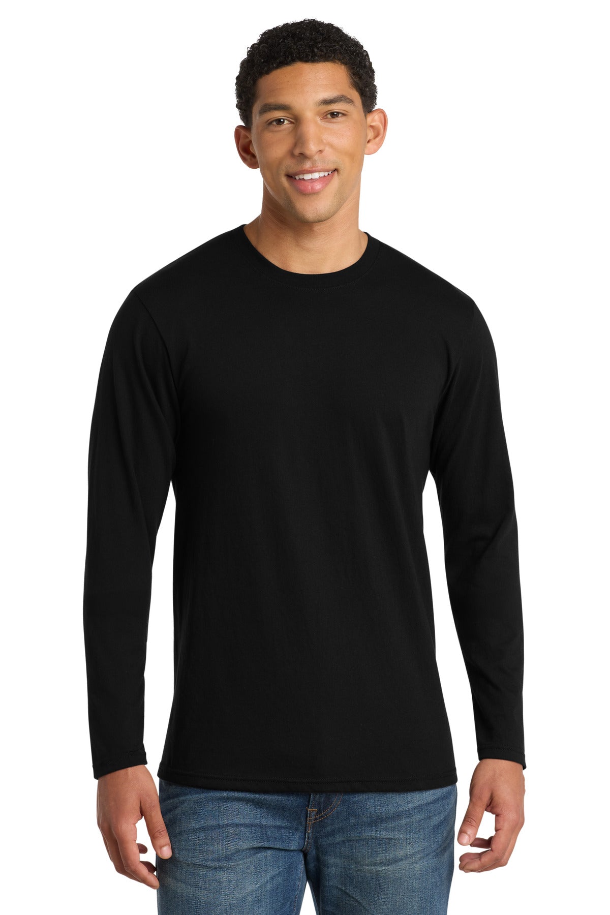 Port & Co Long Sleeve Fan Favorite  Blend Tee