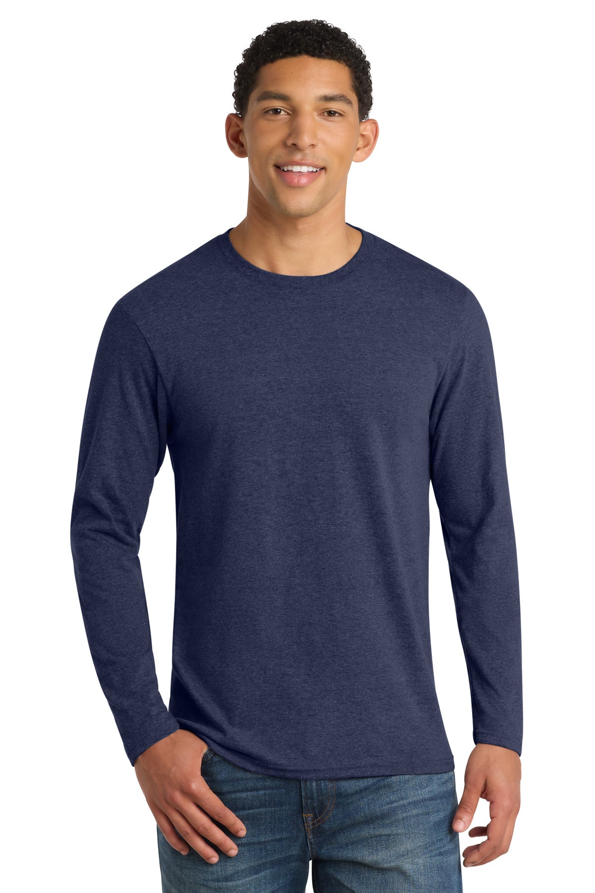 Port & Co Long Sleeve Fan Favorite  Blend Tee