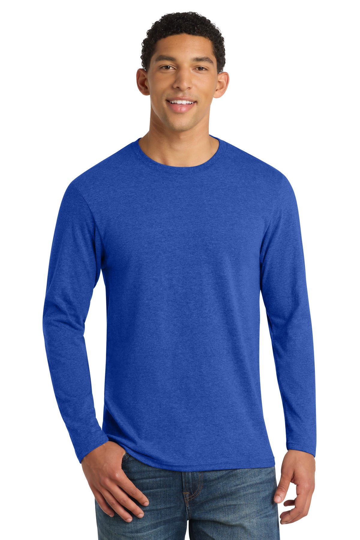 Port & Co Long Sleeve Fan Favorite  Blend Tee