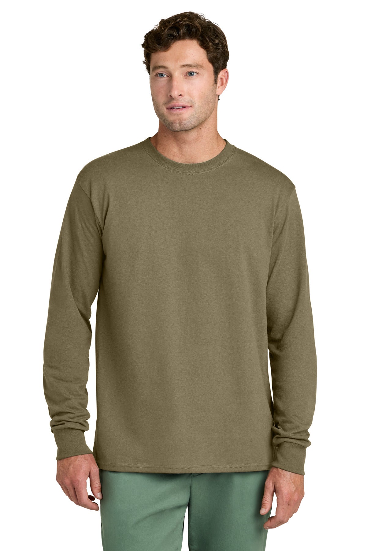 Port & Co Long Sleeve Core Cotton Tee