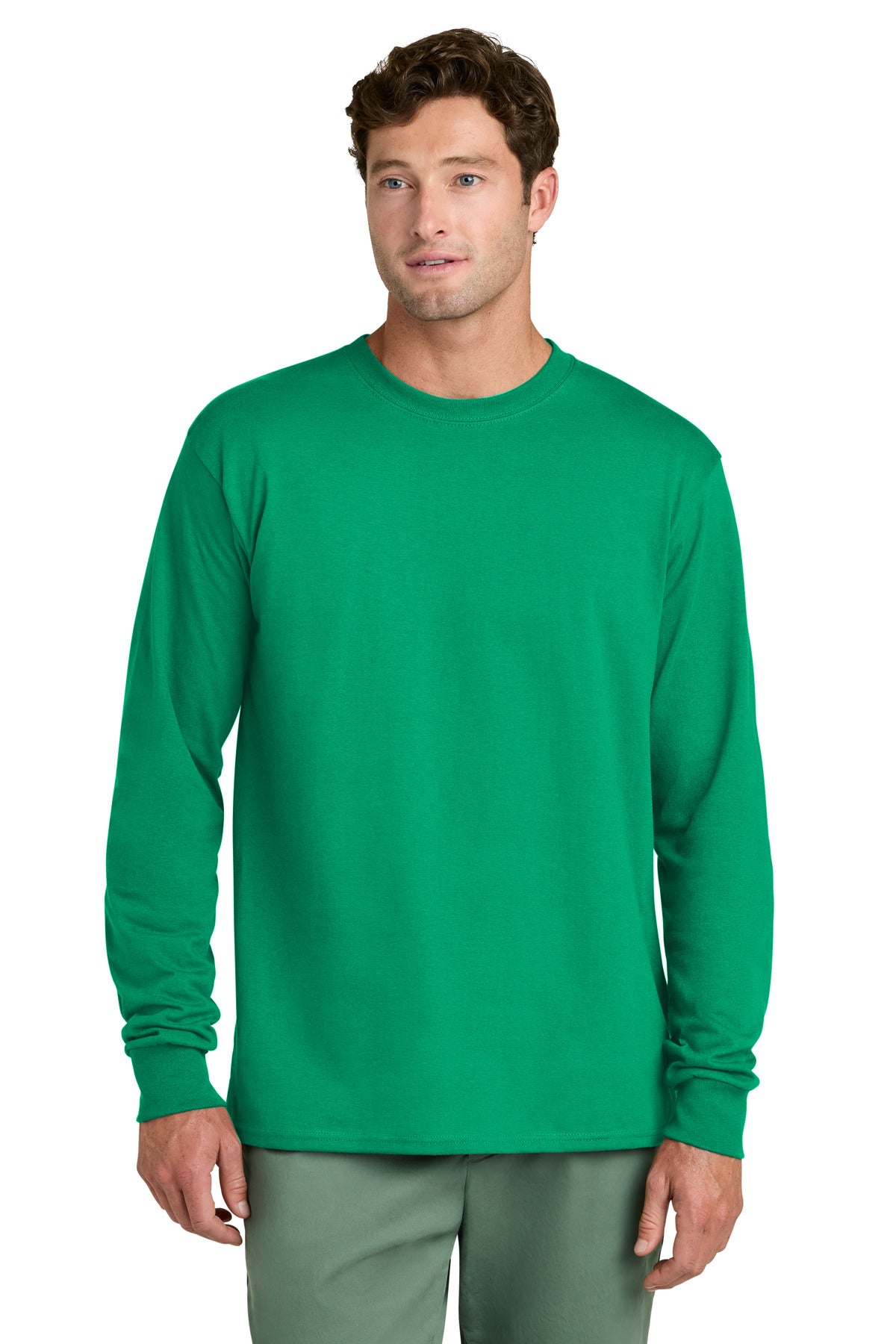 Port & Co Long Sleeve Core Cotton Tee