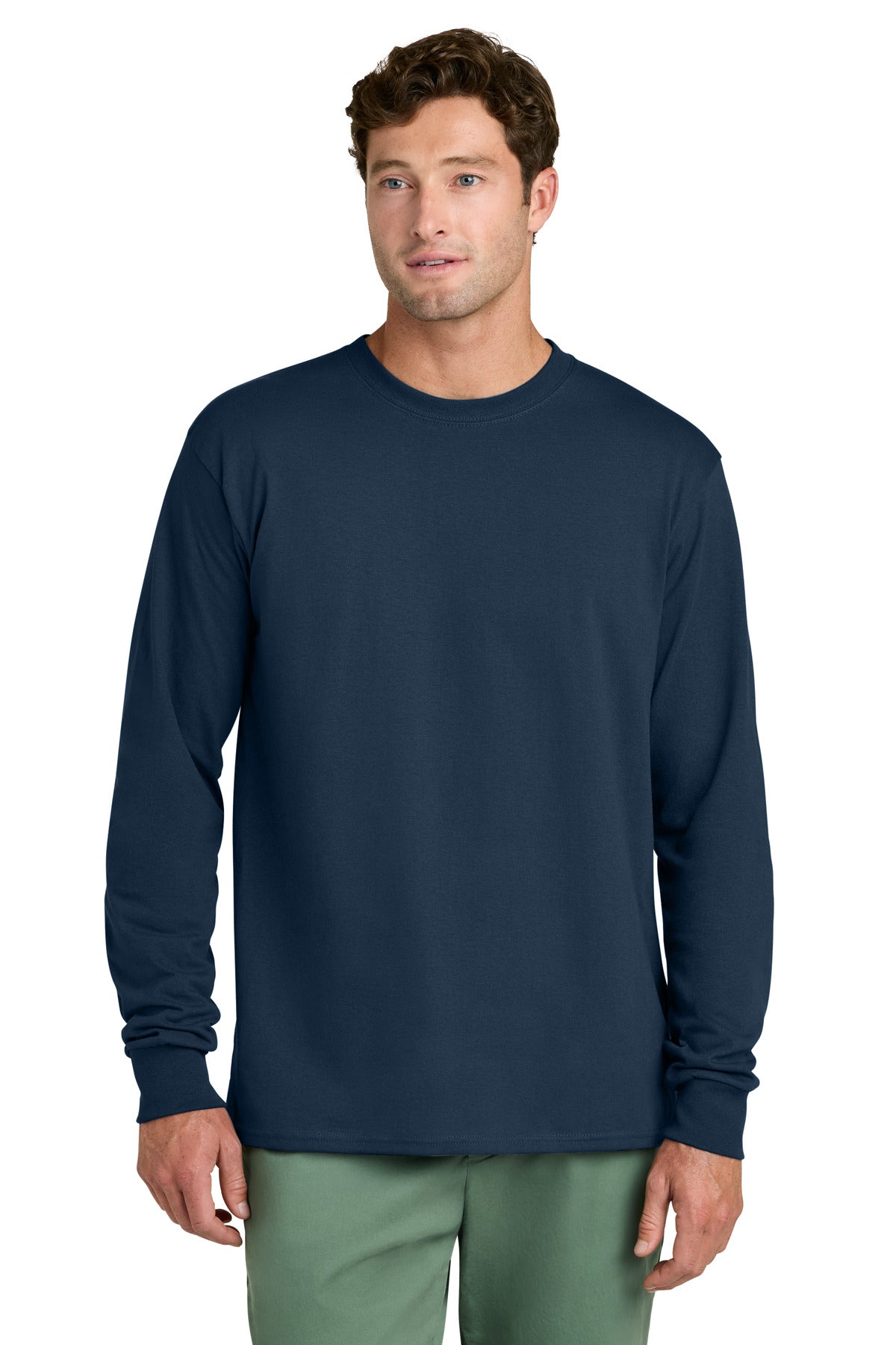 Port & Co Long Sleeve Core Cotton Tee
