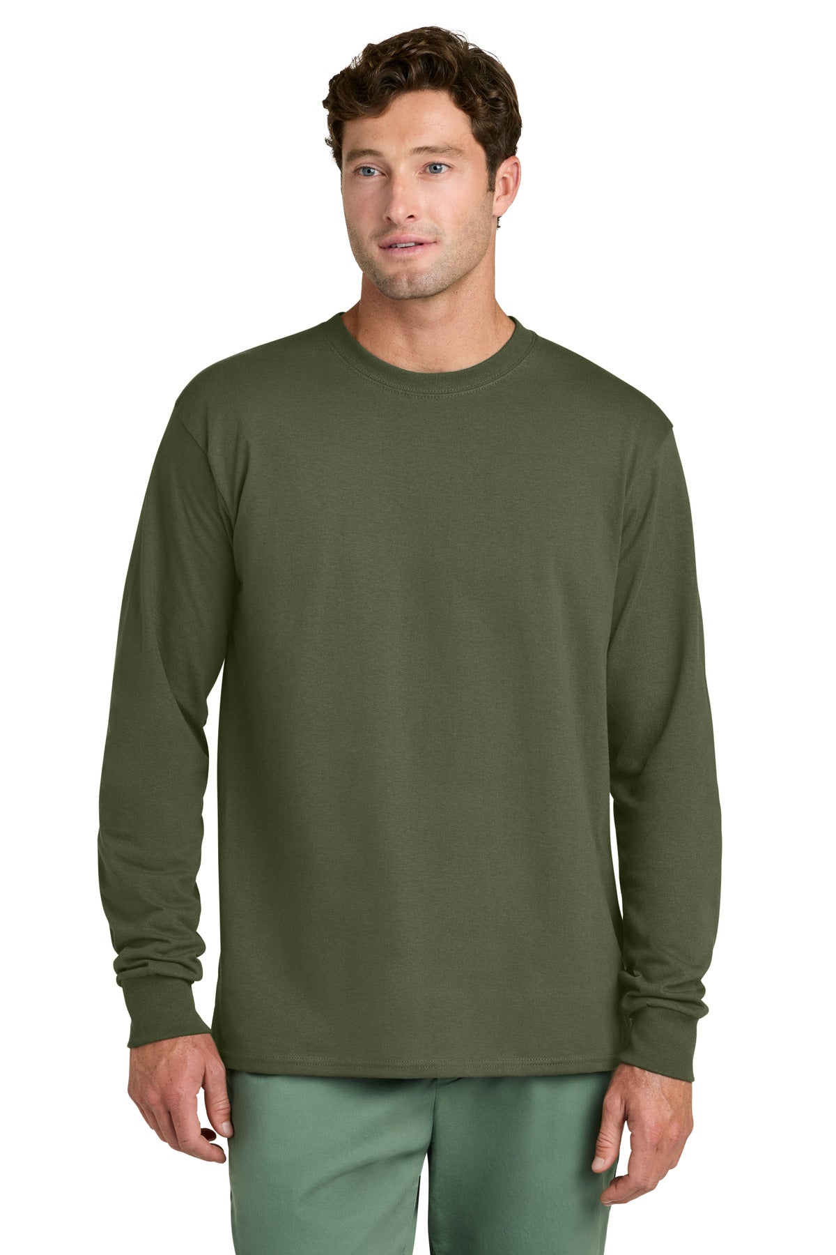 Port & Co Long Sleeve Core Cotton Tee