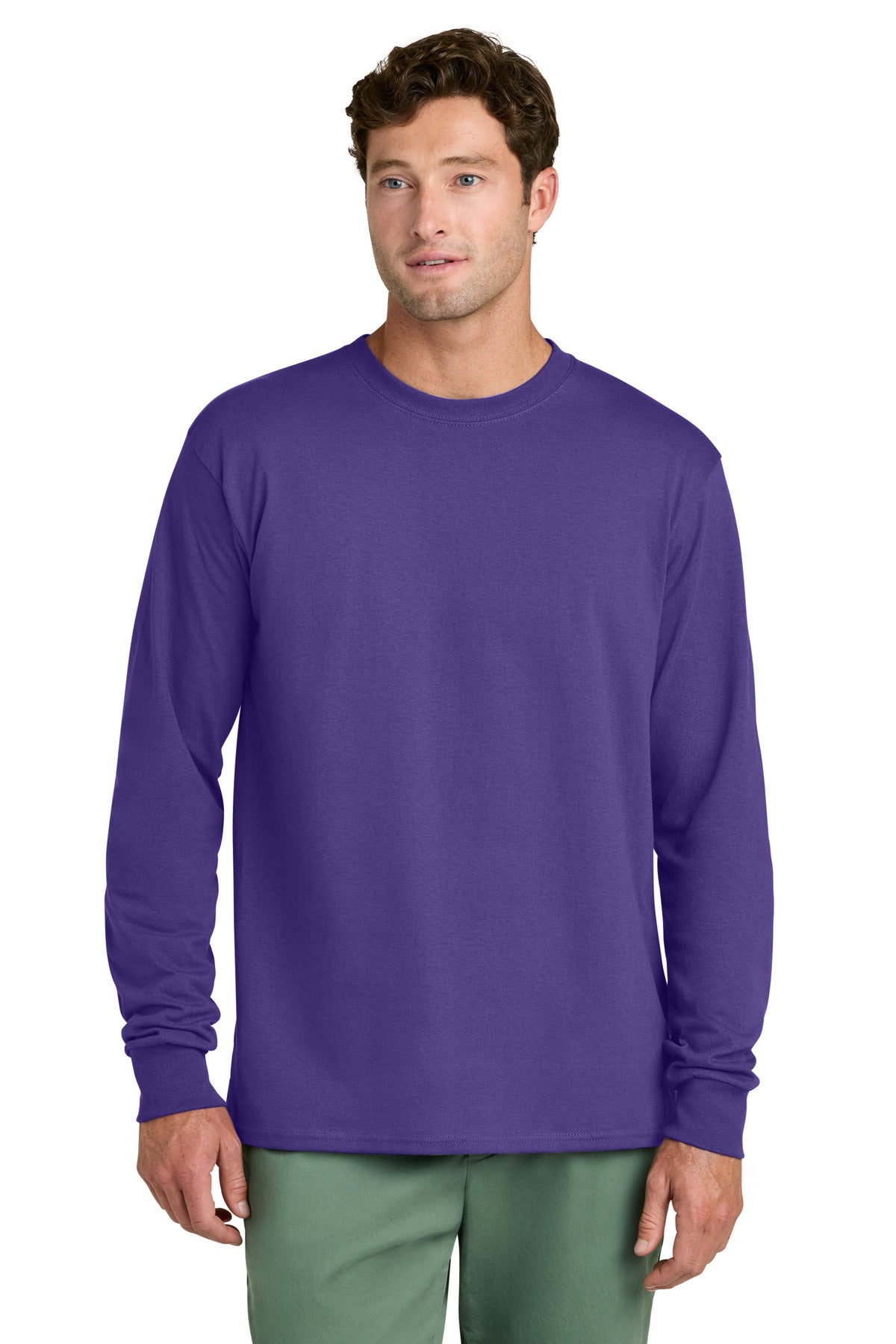 Port & Co Long Sleeve Core Cotton Tee