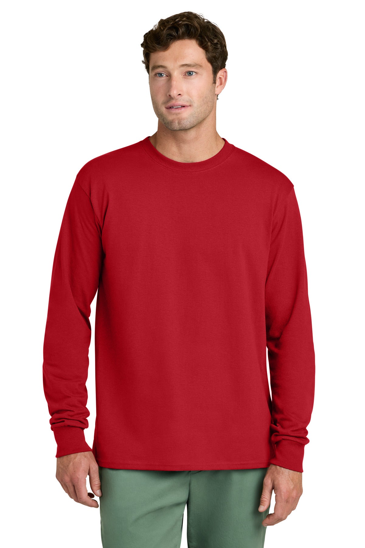 Port & Co Long Sleeve Core Cotton Tee