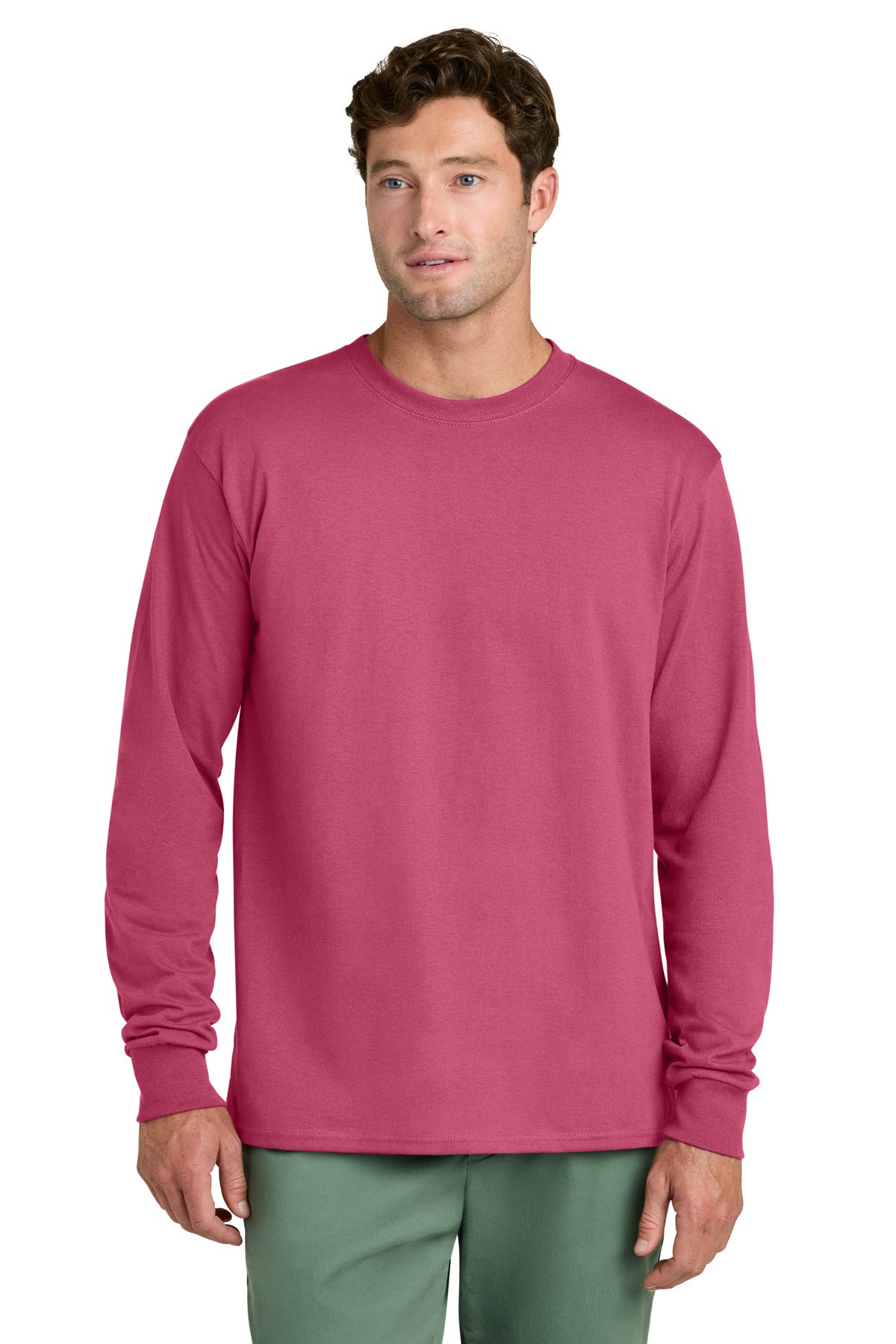 Port & Co Long Sleeve Core Cotton Tee