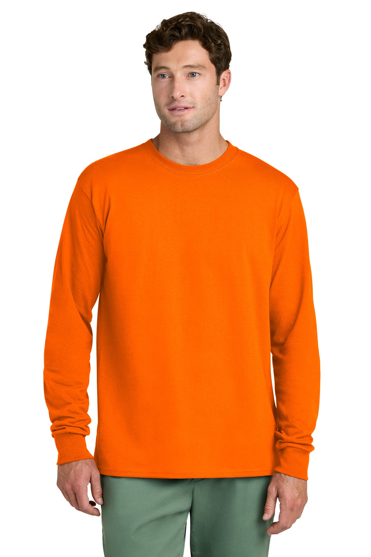 Port & Co Long Sleeve Core Cotton Tee