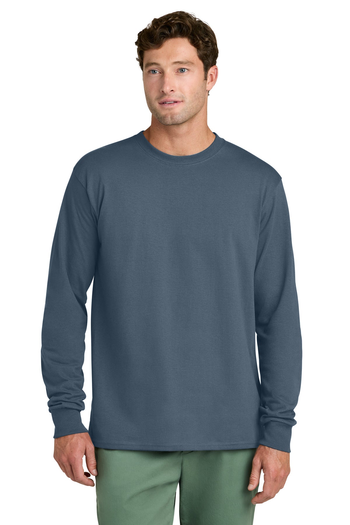 Port & Co Long Sleeve Core Cotton Tee