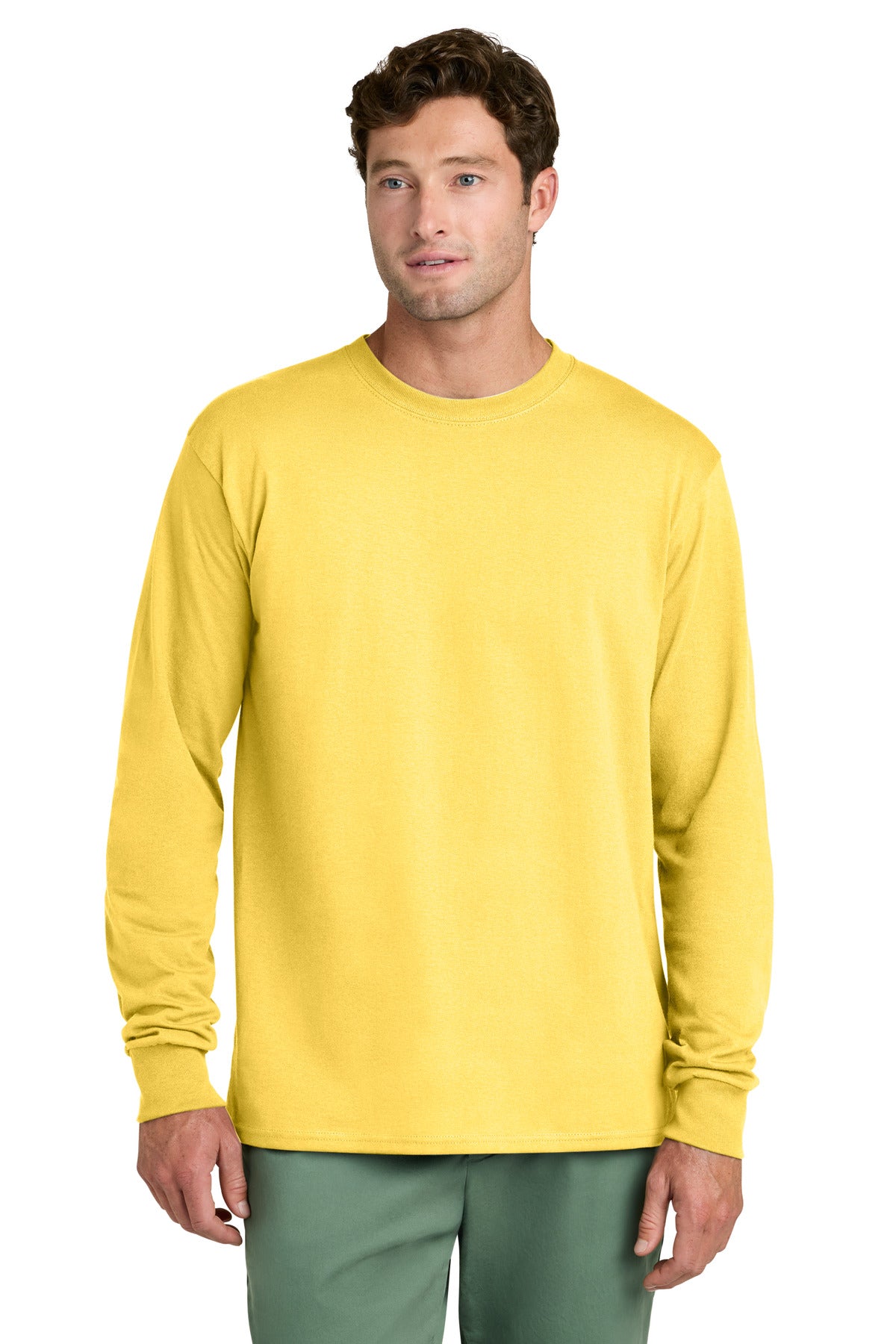 Port & Co Long Sleeve Core Cotton Tee