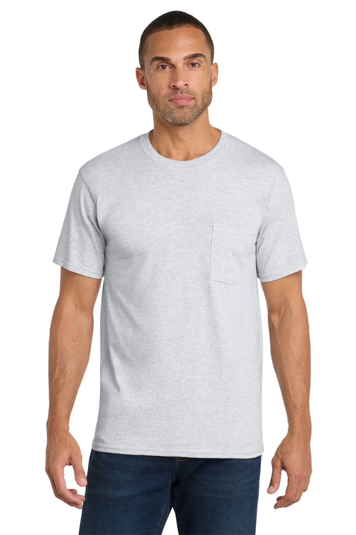 Port & Co Core Cotton Pocket Tee