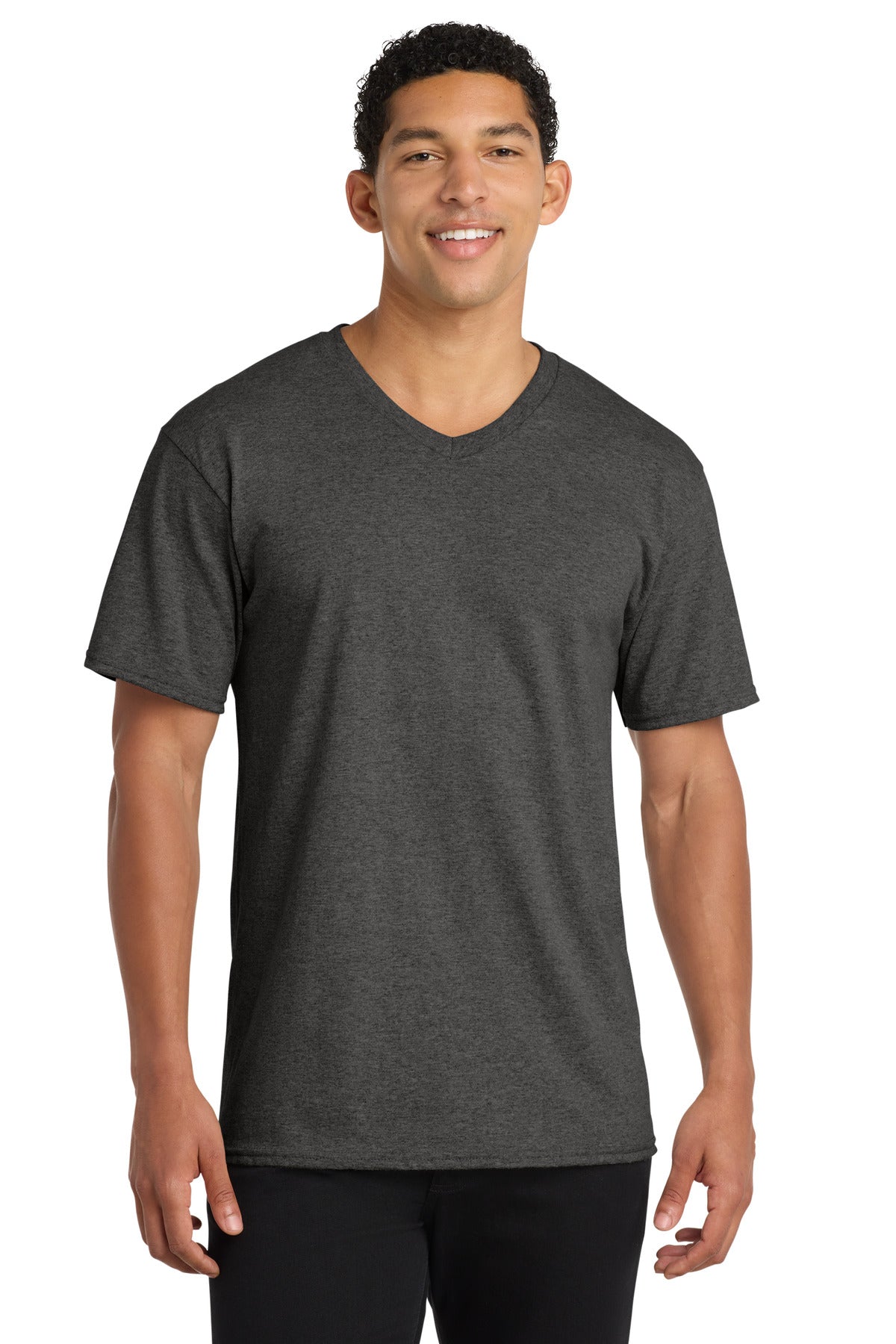 Port & Co Core Cotton V-Neck Tee
