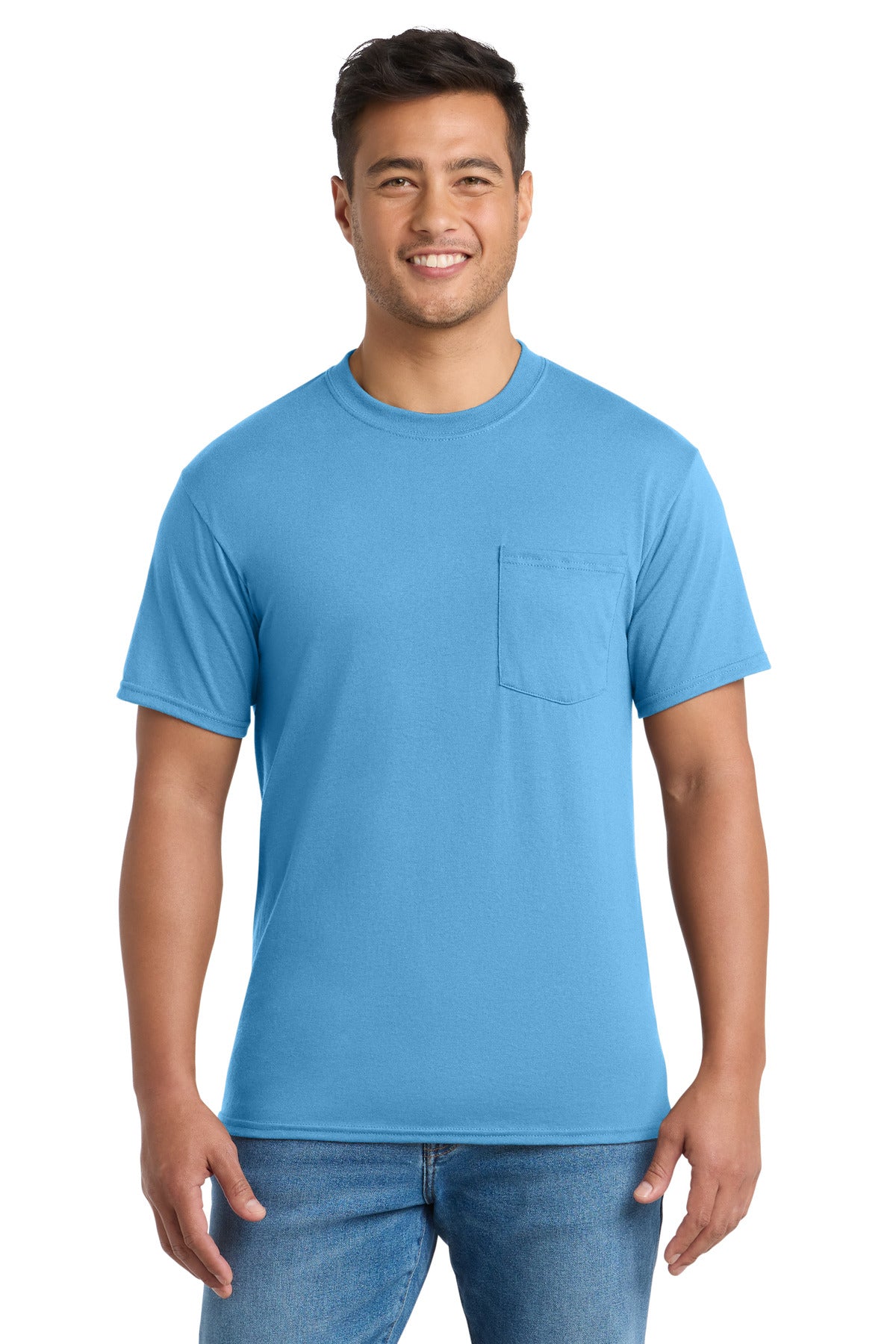 Port & Co Core Blend Pocket Tee