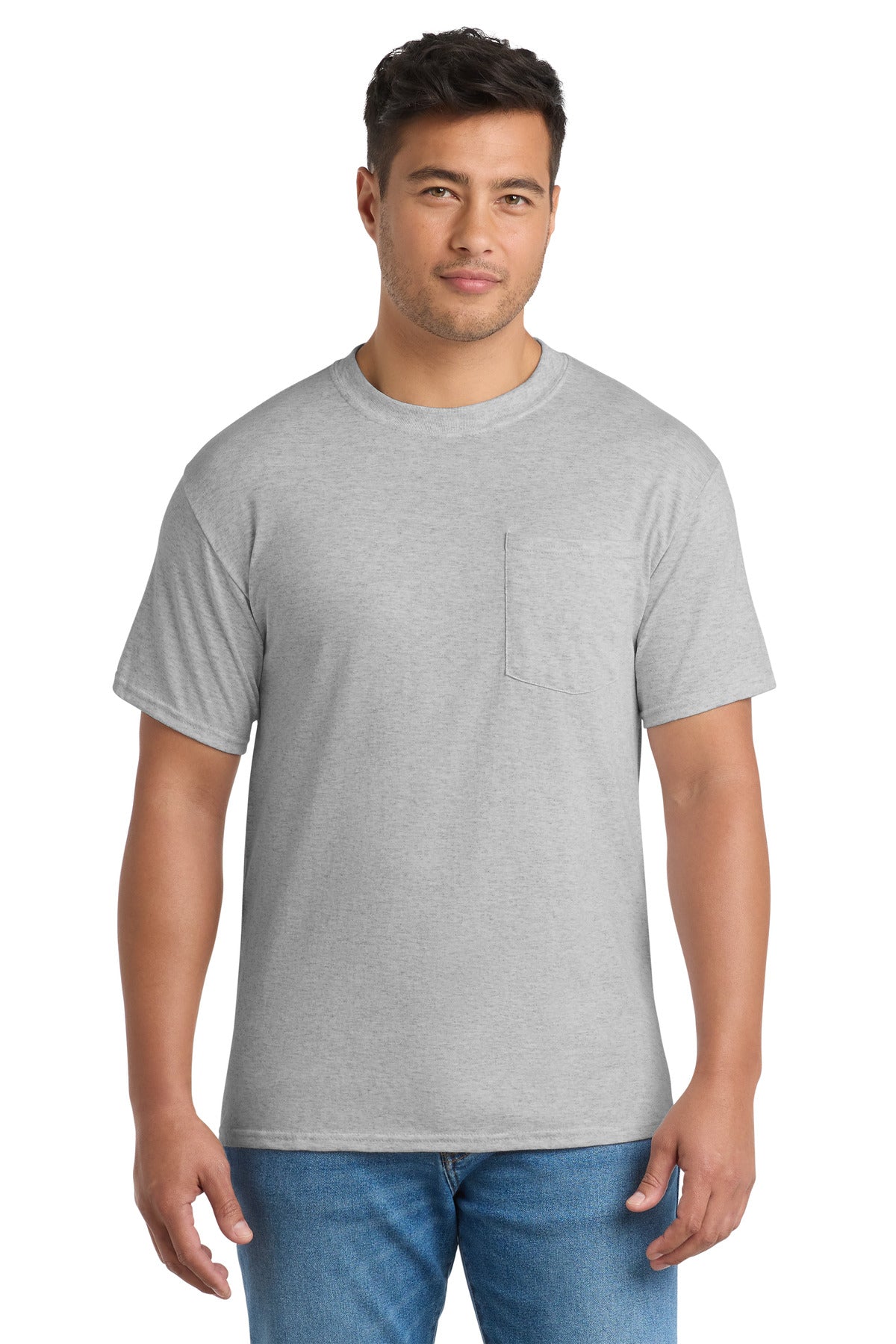 Port & Co Core Blend Pocket Tee