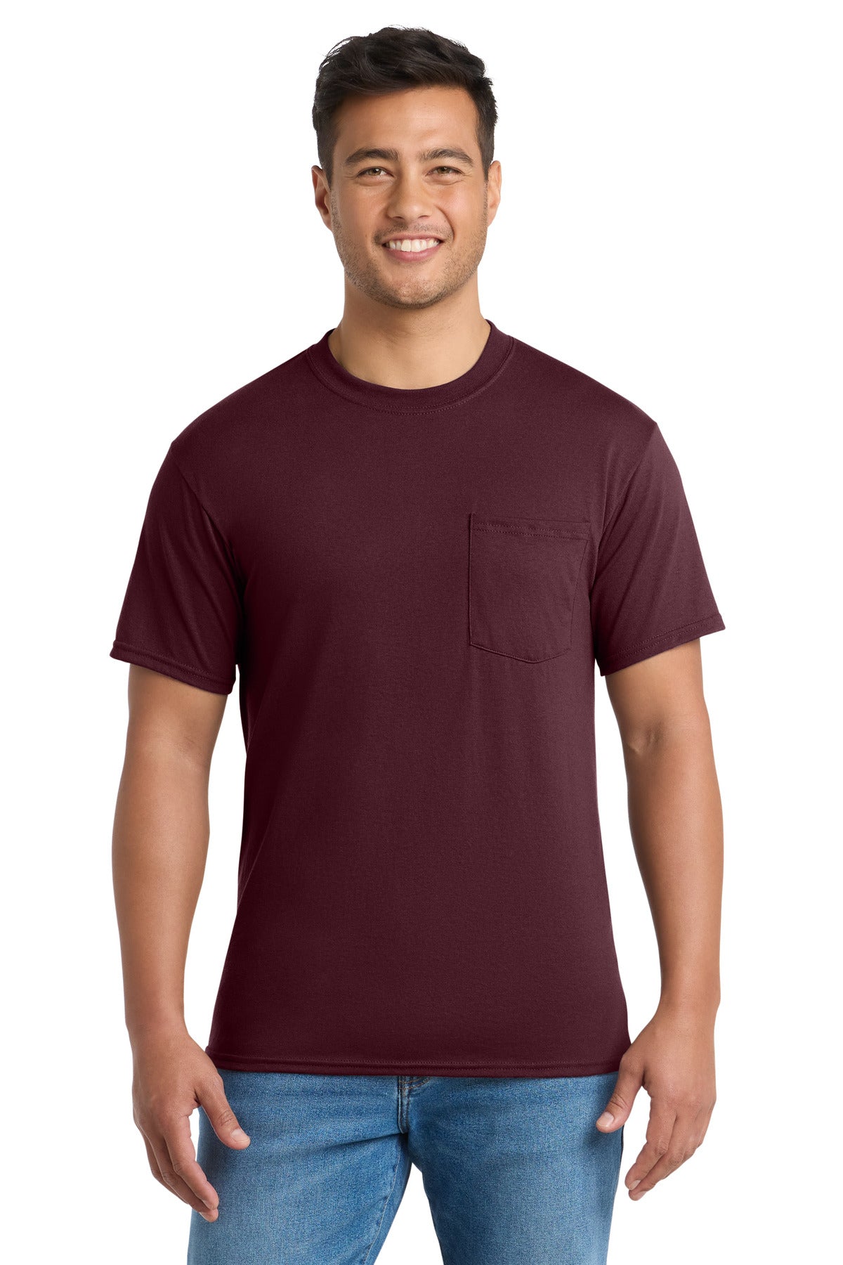 Port & Co Core Blend Pocket Tee