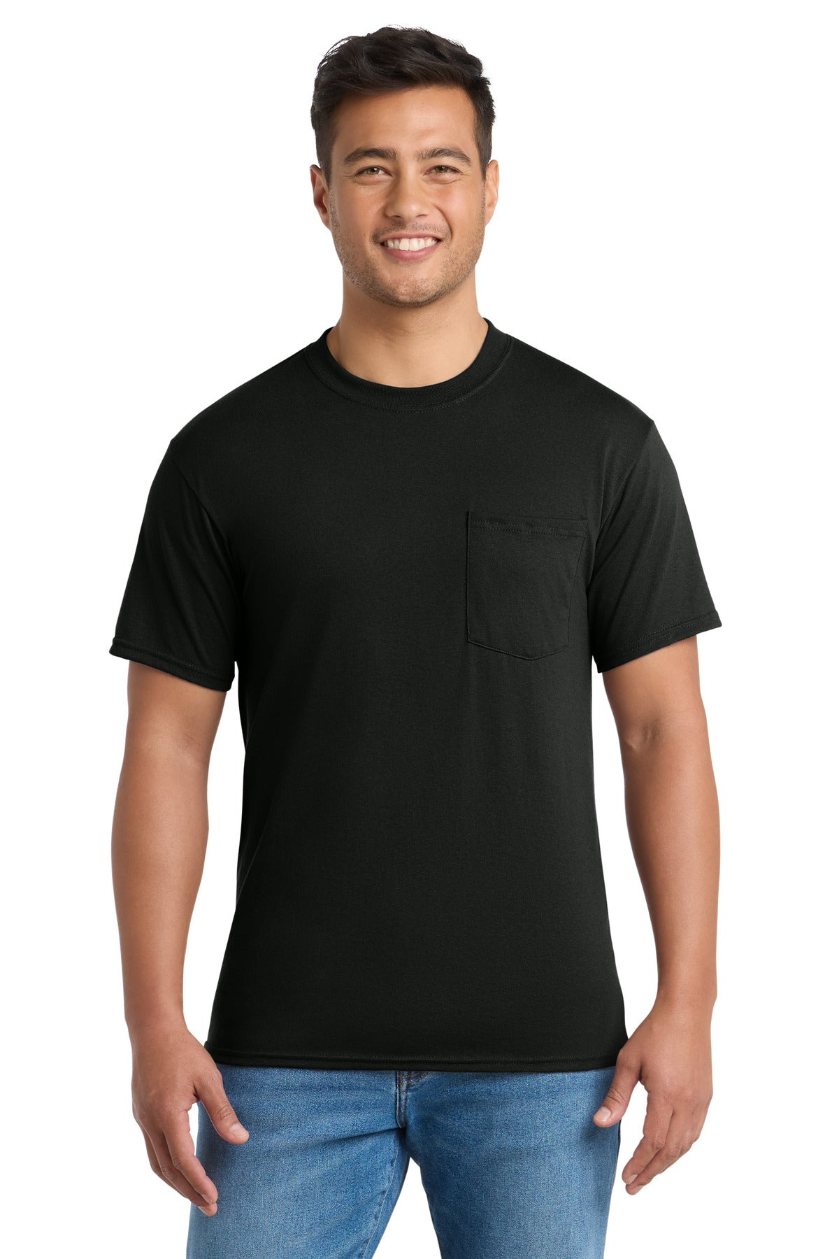 Port & Co Core Blend Pocket Tee