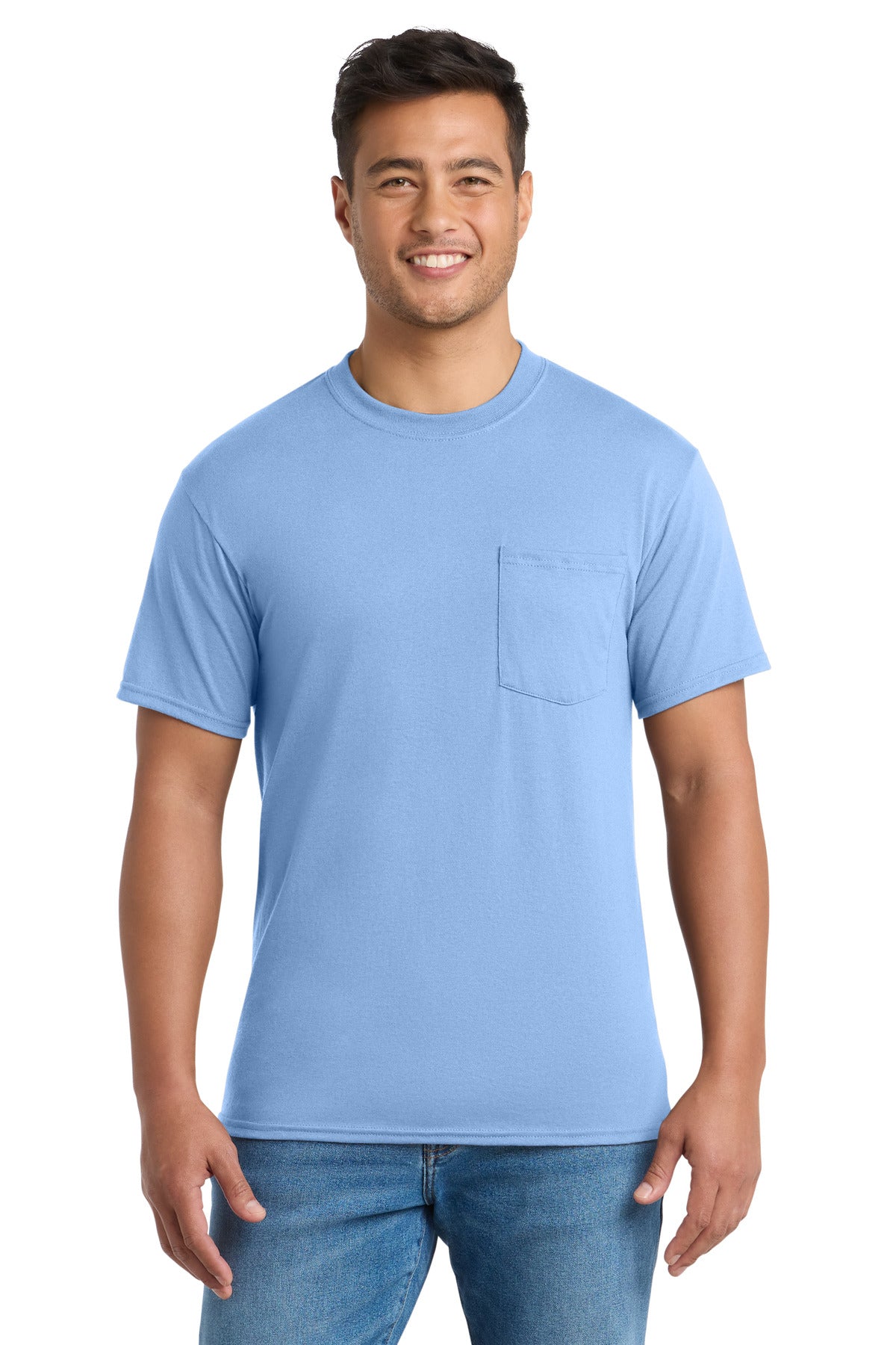 Port & Co Core Blend Pocket Tee