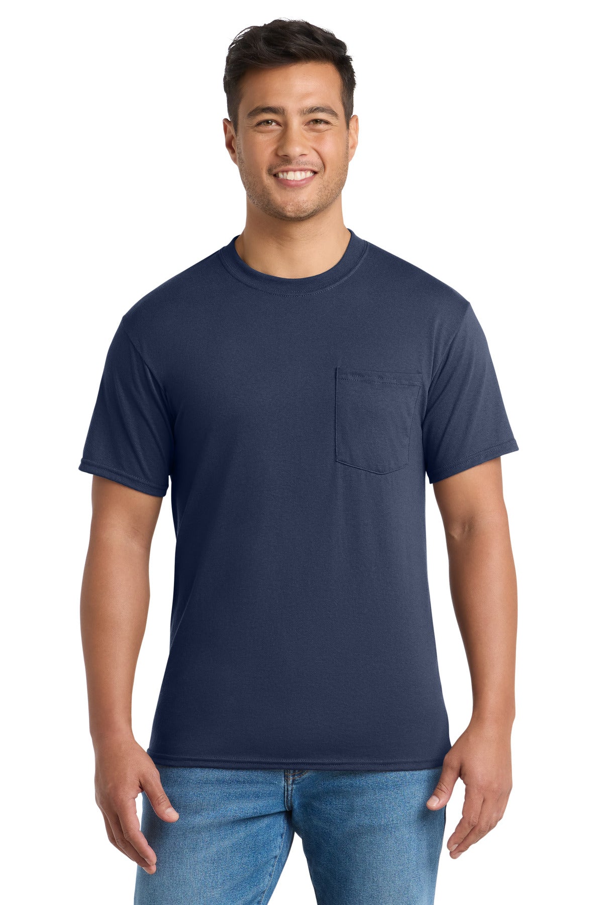 Port & Co Core Blend Pocket Tee
