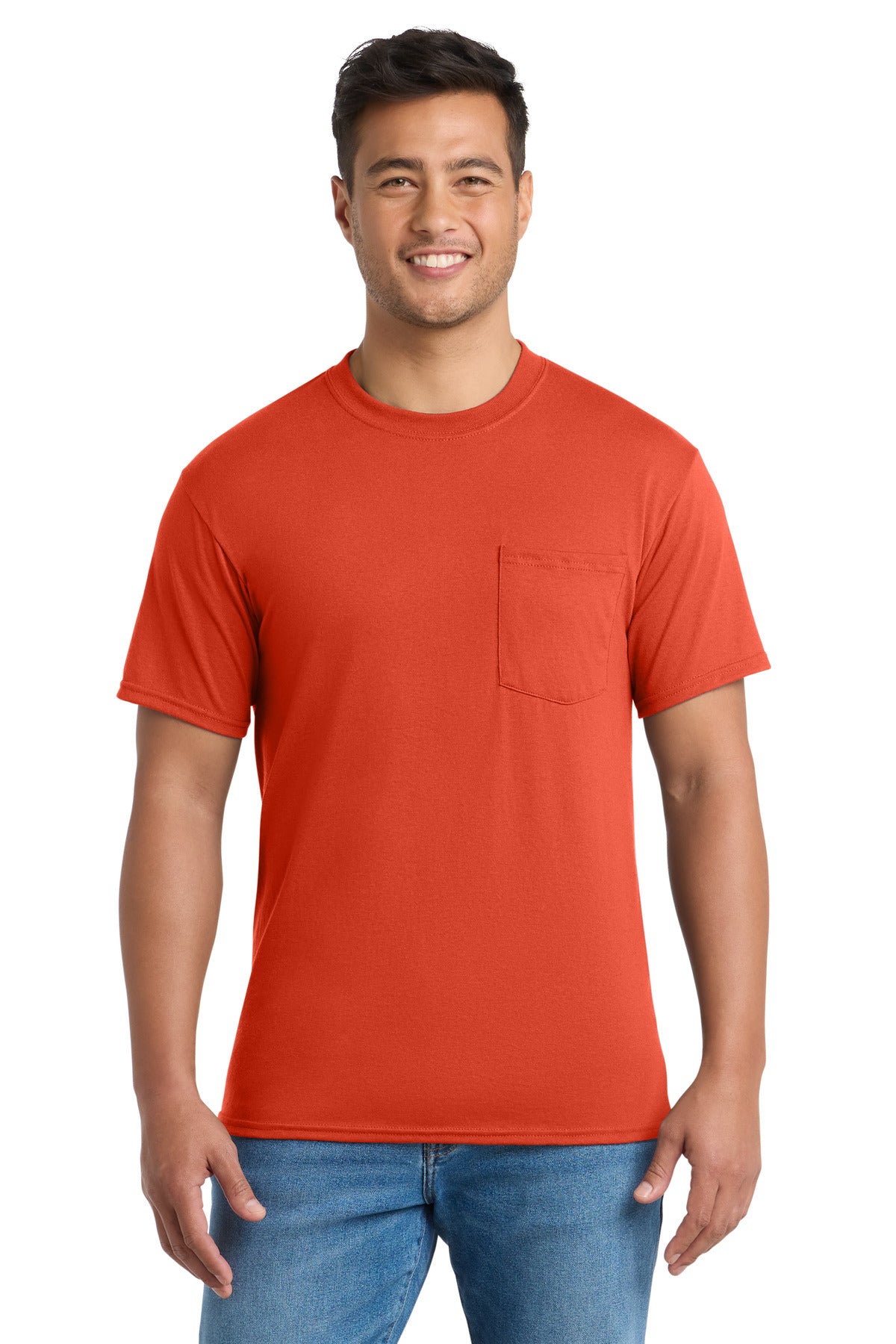 Port & Co Core Blend Pocket Tee