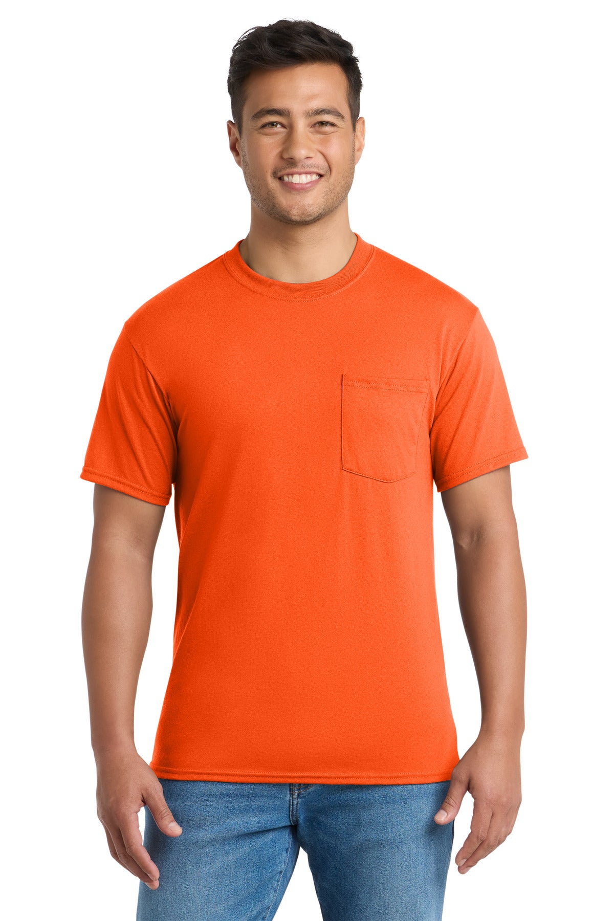 Port & Co Core Blend Pocket Tee