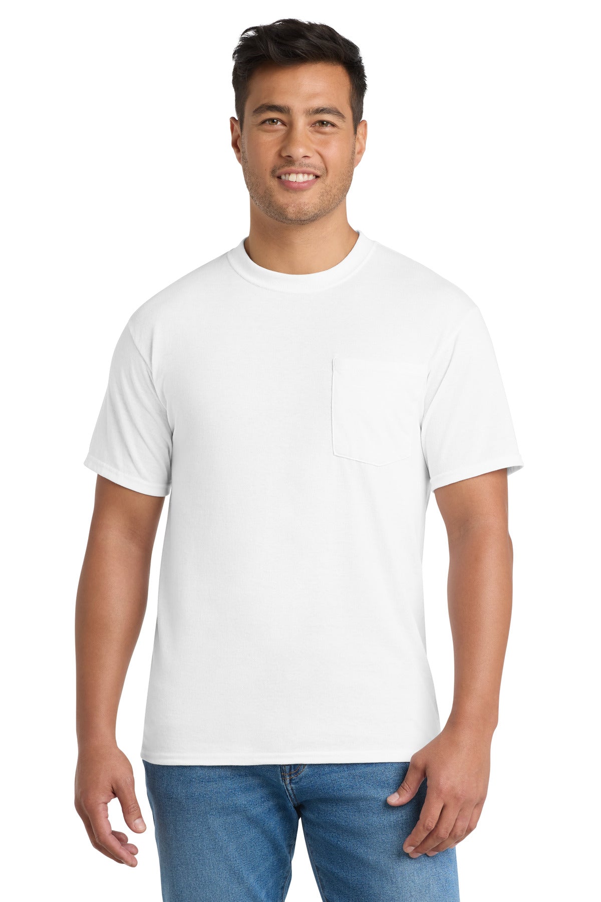 Port & Co Core Blend Pocket Tee