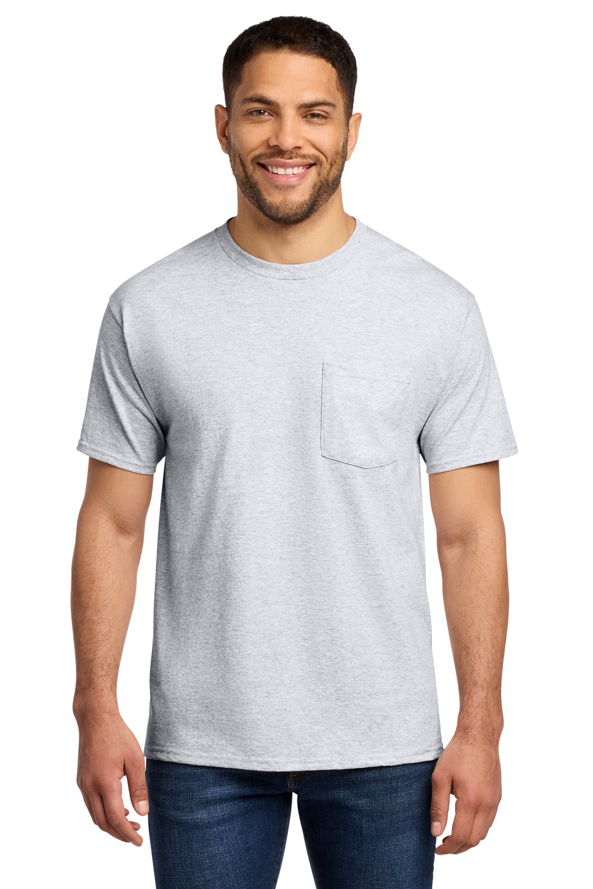 Port & Co Tall Essential Pocket Tee