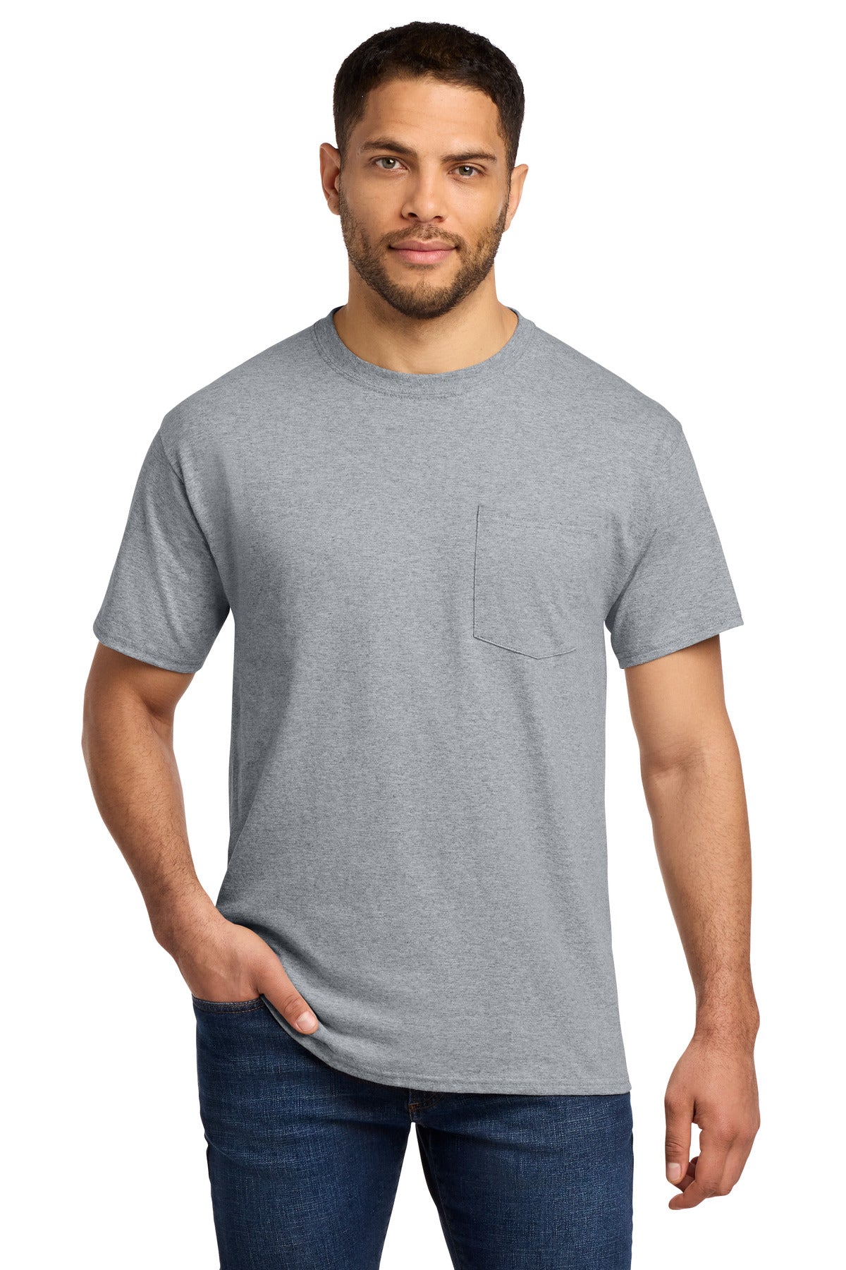 Port & Co Essential Pocket Tee
