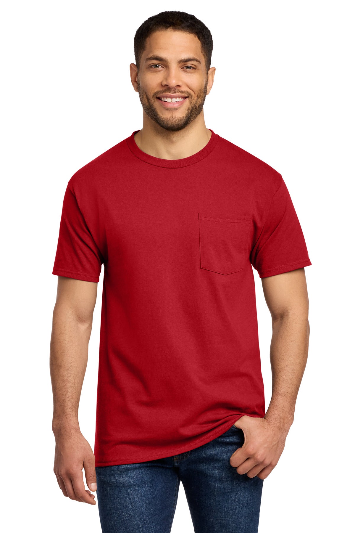 Port & Co Essential Pocket Tee