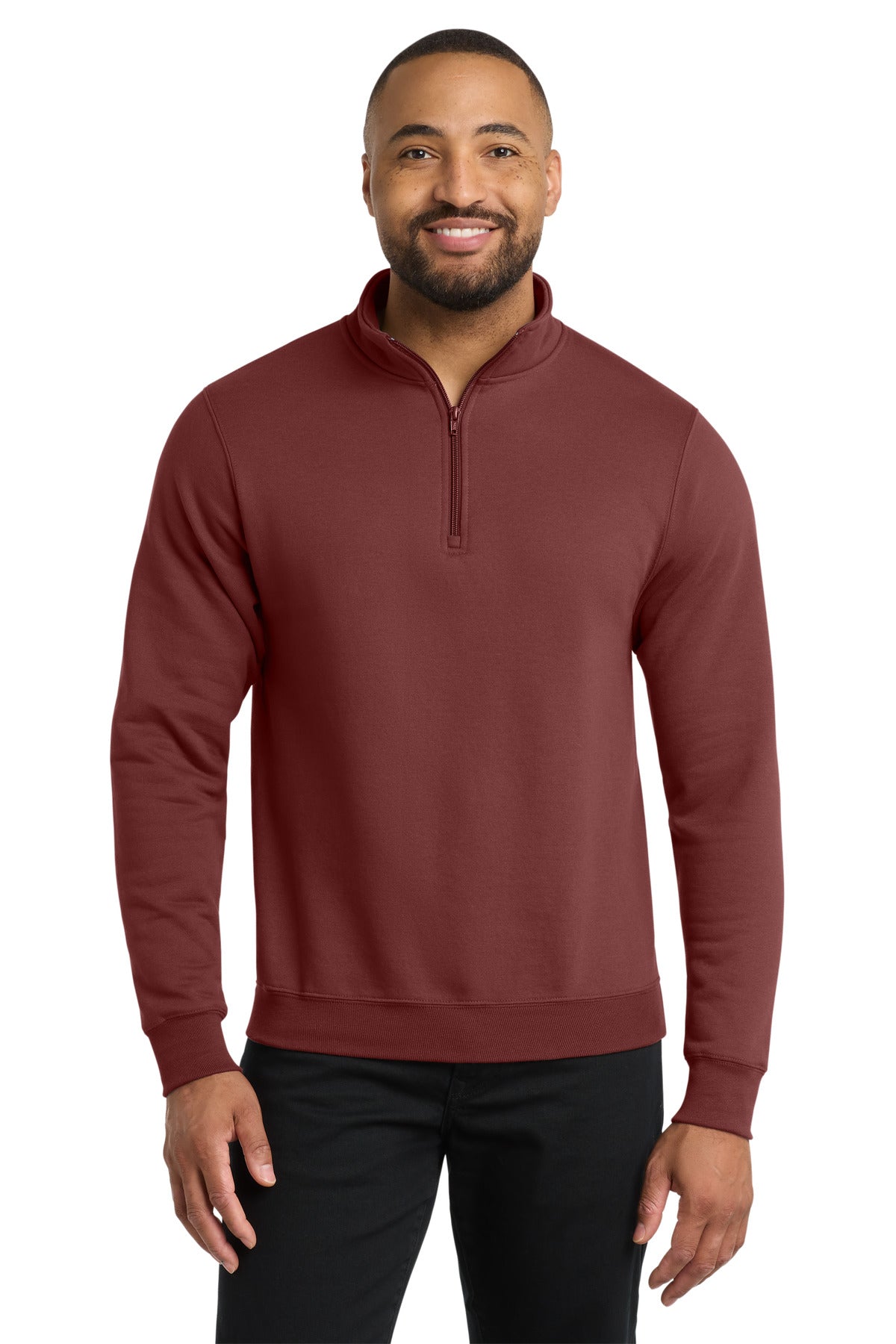 Port & Co Core Fleece 1/4-Zip Pullover Sweatshirt