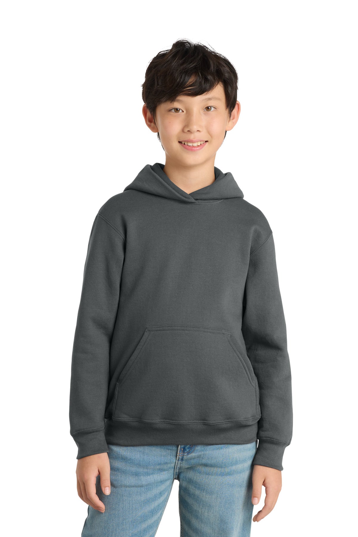 Port & Co Youth Core Fleece Pullover Hooded Sweatshirt