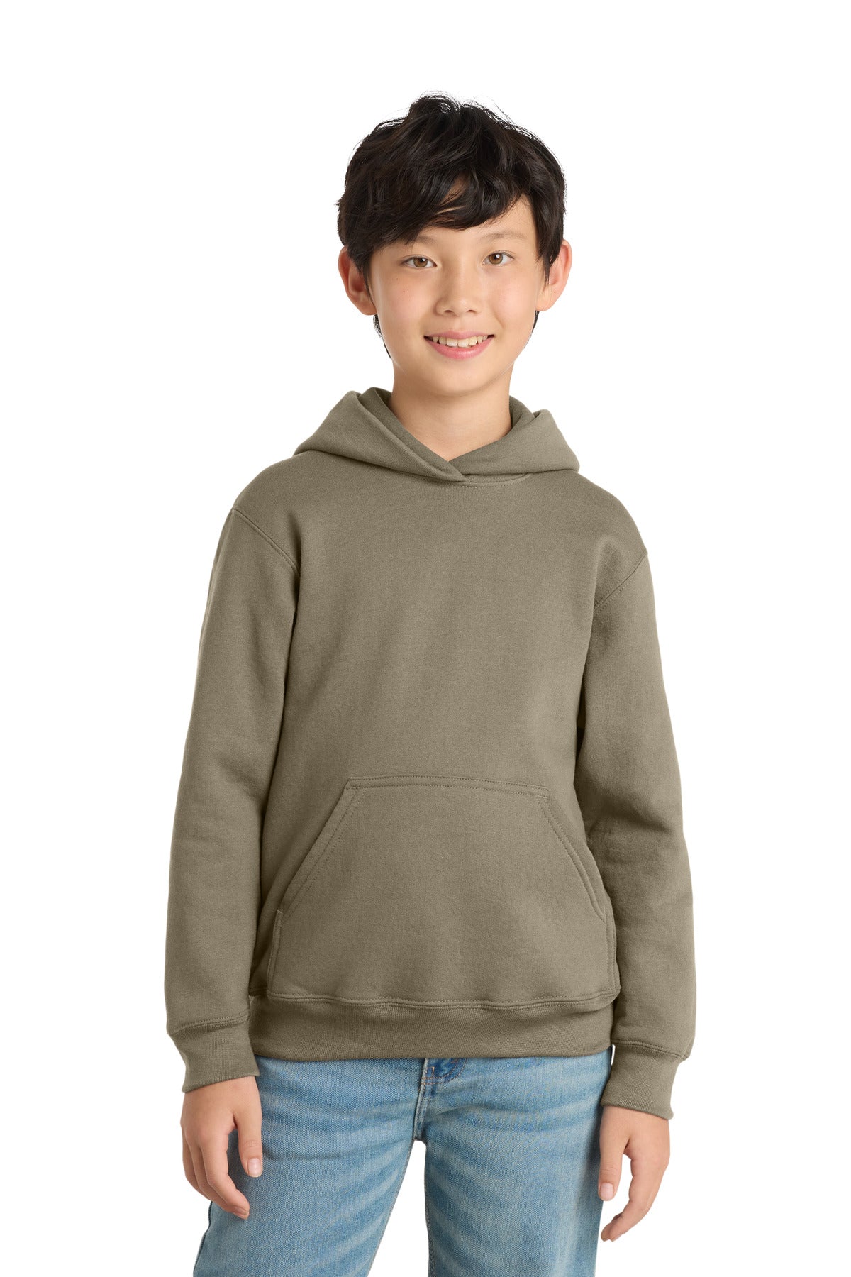 Port & Co Youth Core Fleece Pullover Hooded Sweatshirt