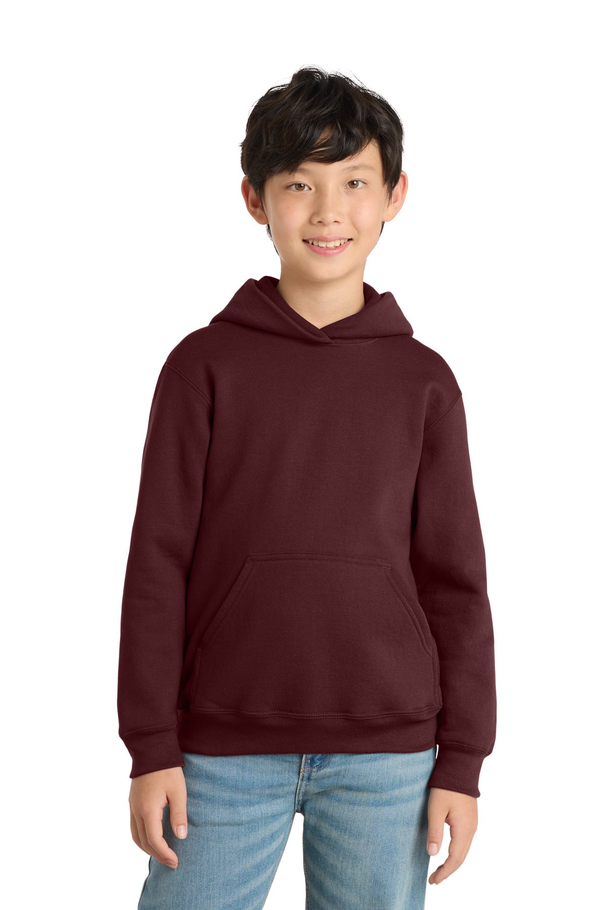 Port & Co Youth Core Fleece Pullover Hooded Sweatshirt