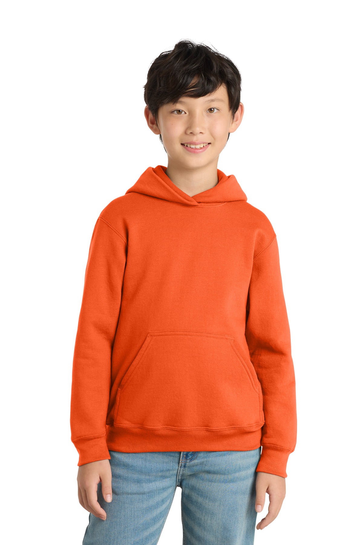 Port & Co Youth Core Fleece Pullover Hooded Sweatshirt