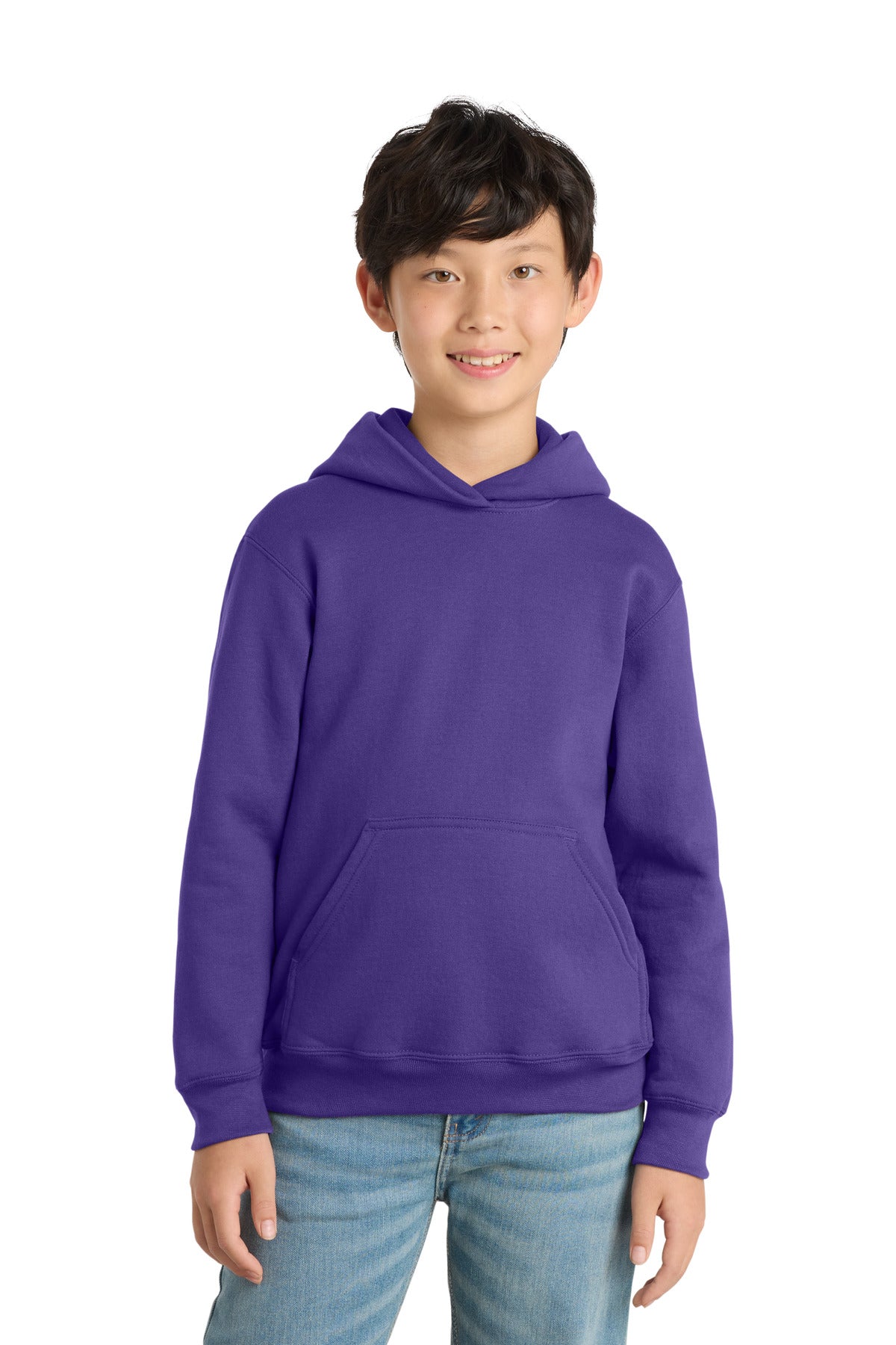 Port & Co Youth Core Fleece Pullover Hooded Sweatshirt