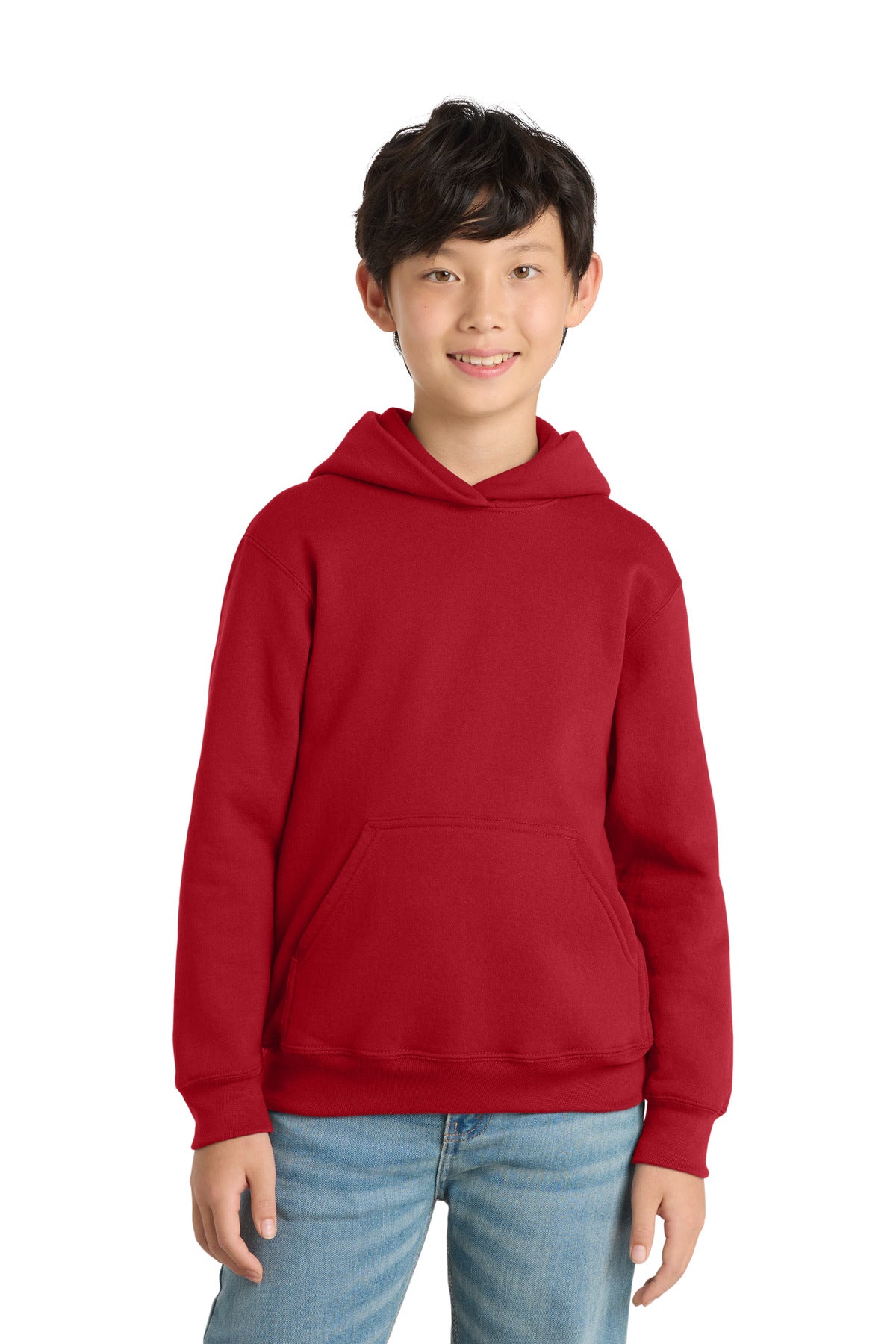 Port & Co Youth Core Fleece Pullover Hooded Sweatshirt
