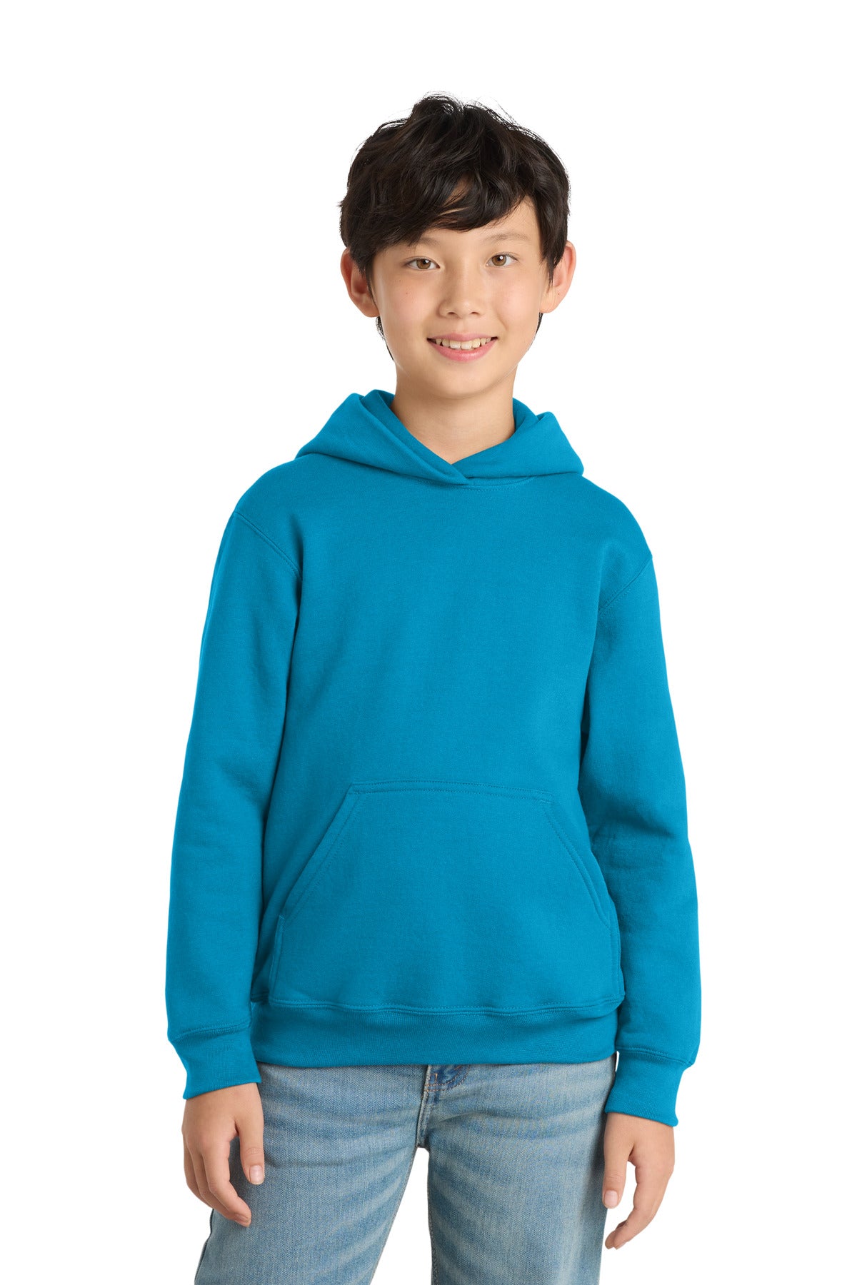 Port & Co Youth Core Fleece Pullover Hooded Sweatshirt