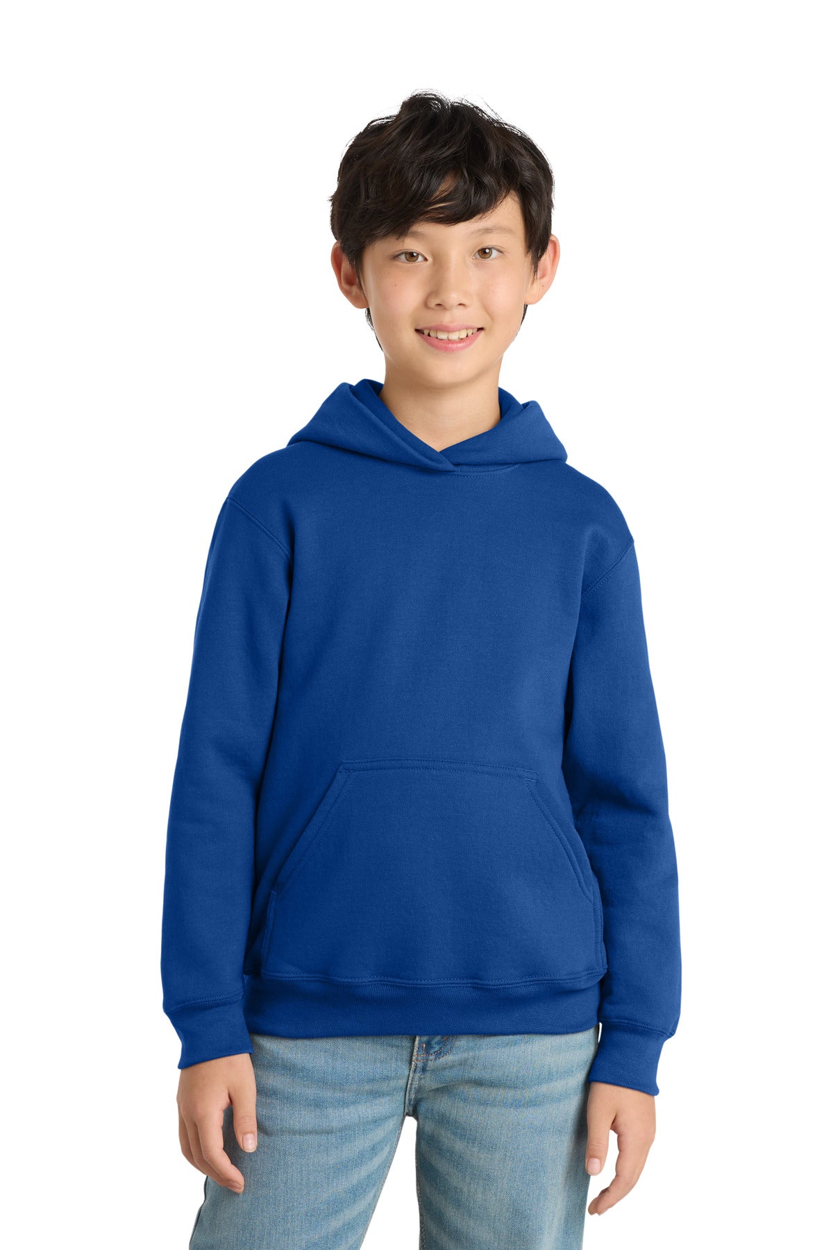 Port & Co Youth Core Fleece Pullover Hooded Sweatshirt