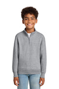 Port & Co Youth Core Fleece 1/4-Zip Pullover Sweatshirt