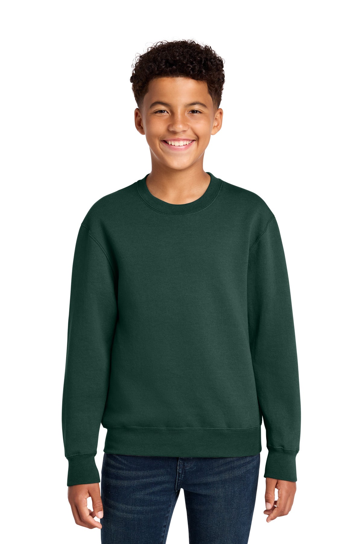 Port & Co Youth Core Fleece Crewneck Sweatshirt