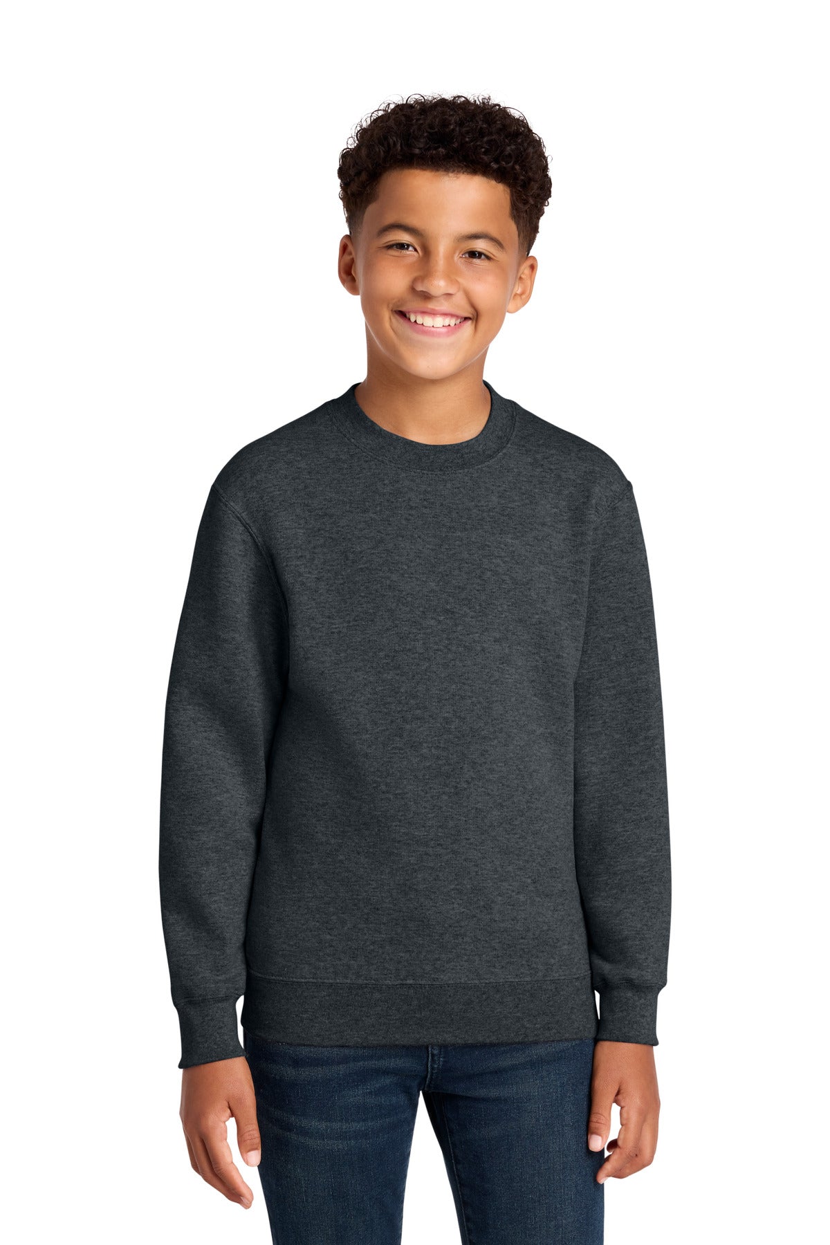 Port & Co Youth Core Fleece Crewneck Sweatshirt