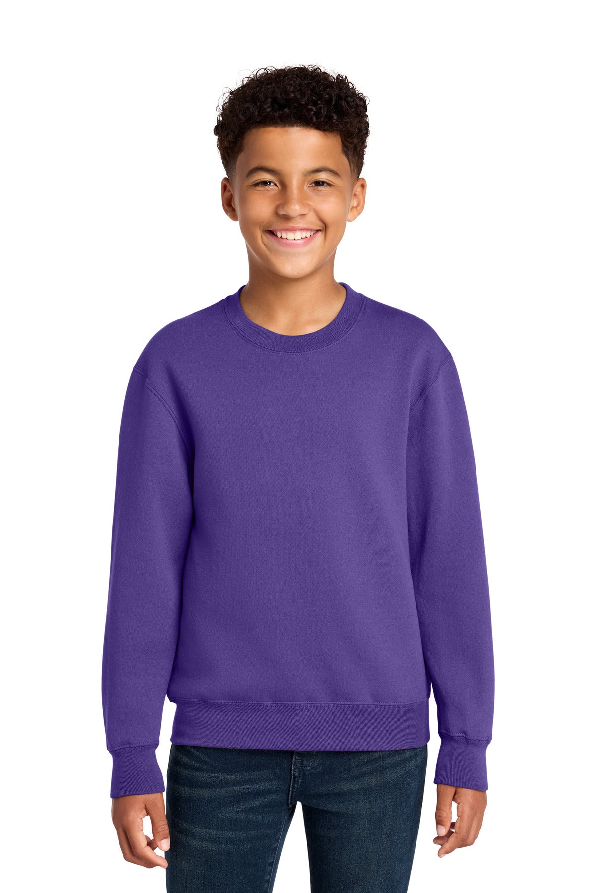 Port & Co Youth Core Fleece Crewneck Sweatshirt