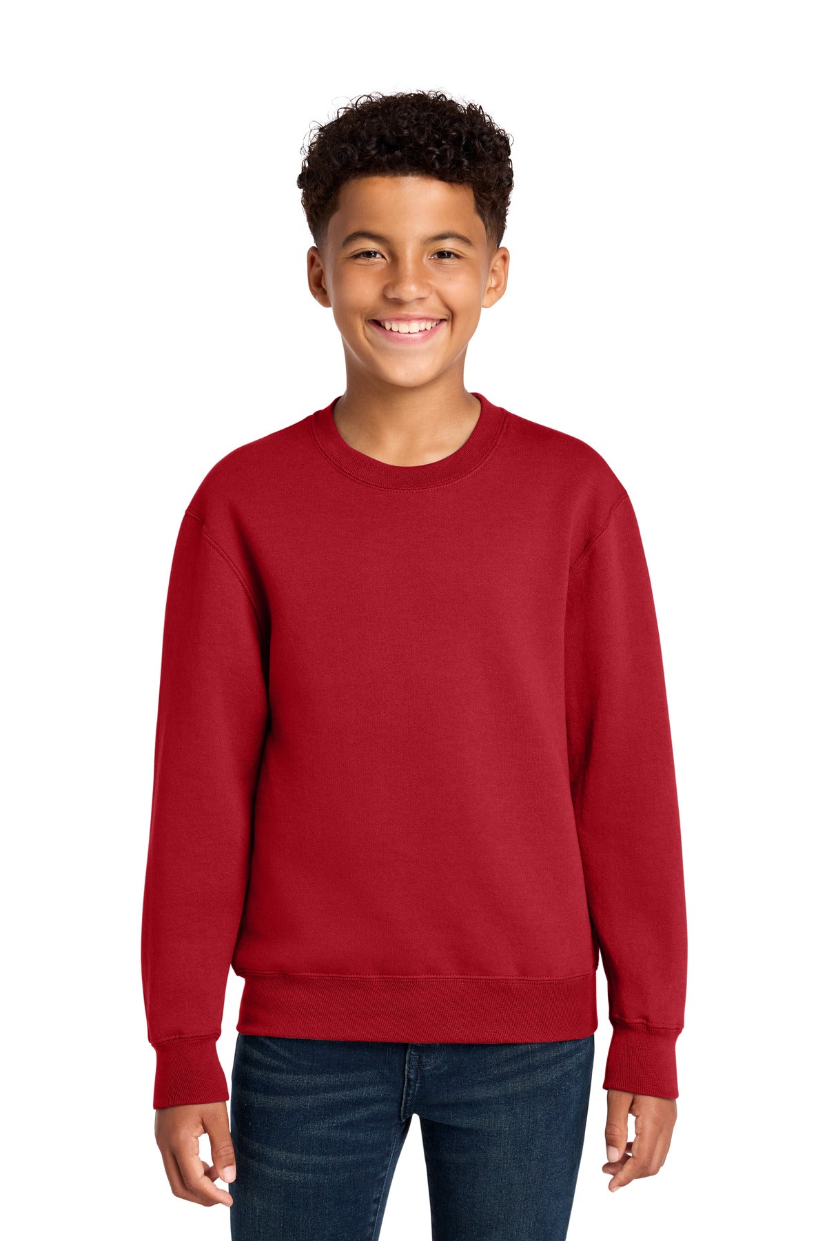 Port & Co Youth Core Fleece Crewneck Sweatshirt