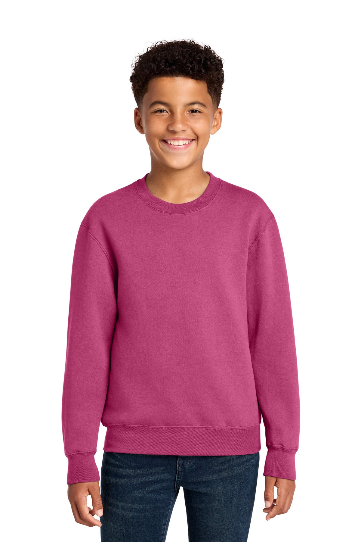 Port & Co Youth Core Fleece Crewneck Sweatshirt