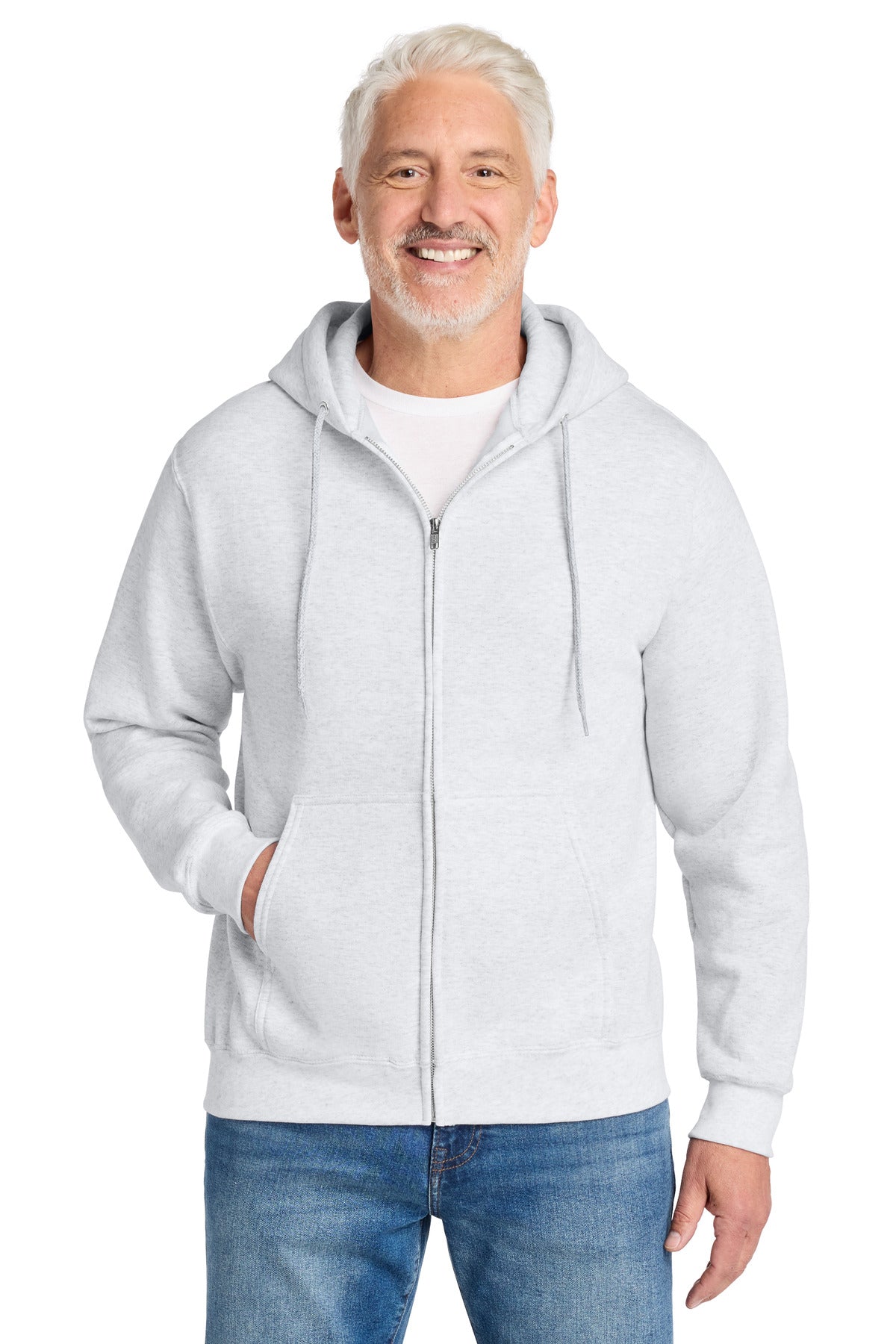 Port & Co Core Fleece Full-Zip Hooded Sweatshirt