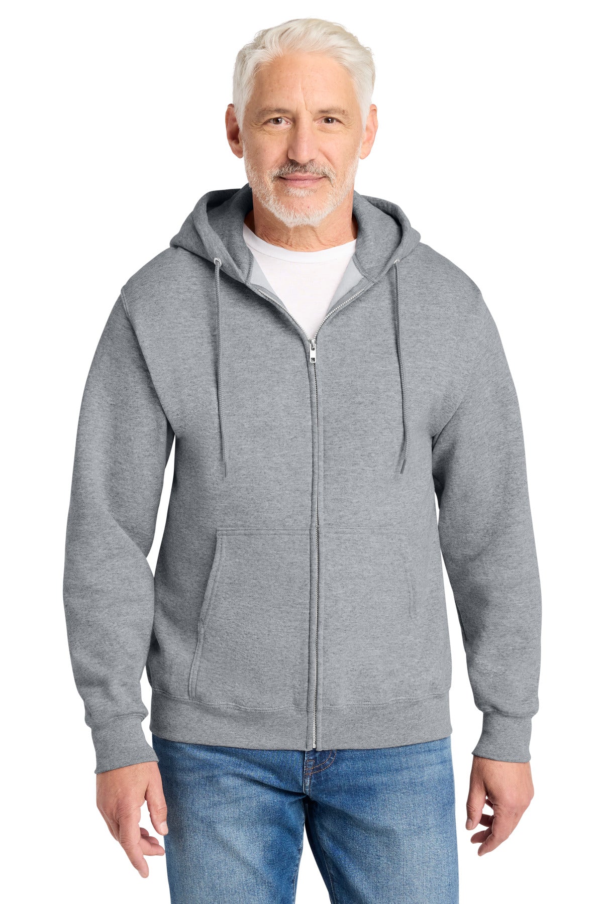 Port & Co Core Fleece Full-Zip Hooded Sweatshirt