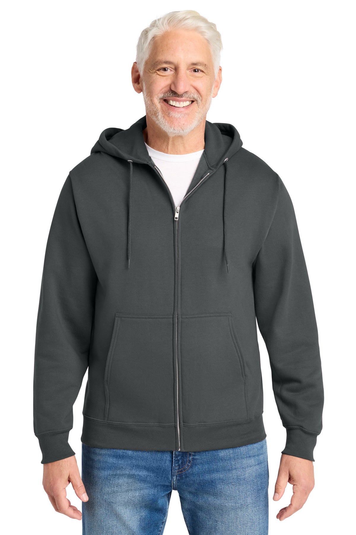 Port & Co Core Fleece Full-Zip Hooded Sweatshirt
