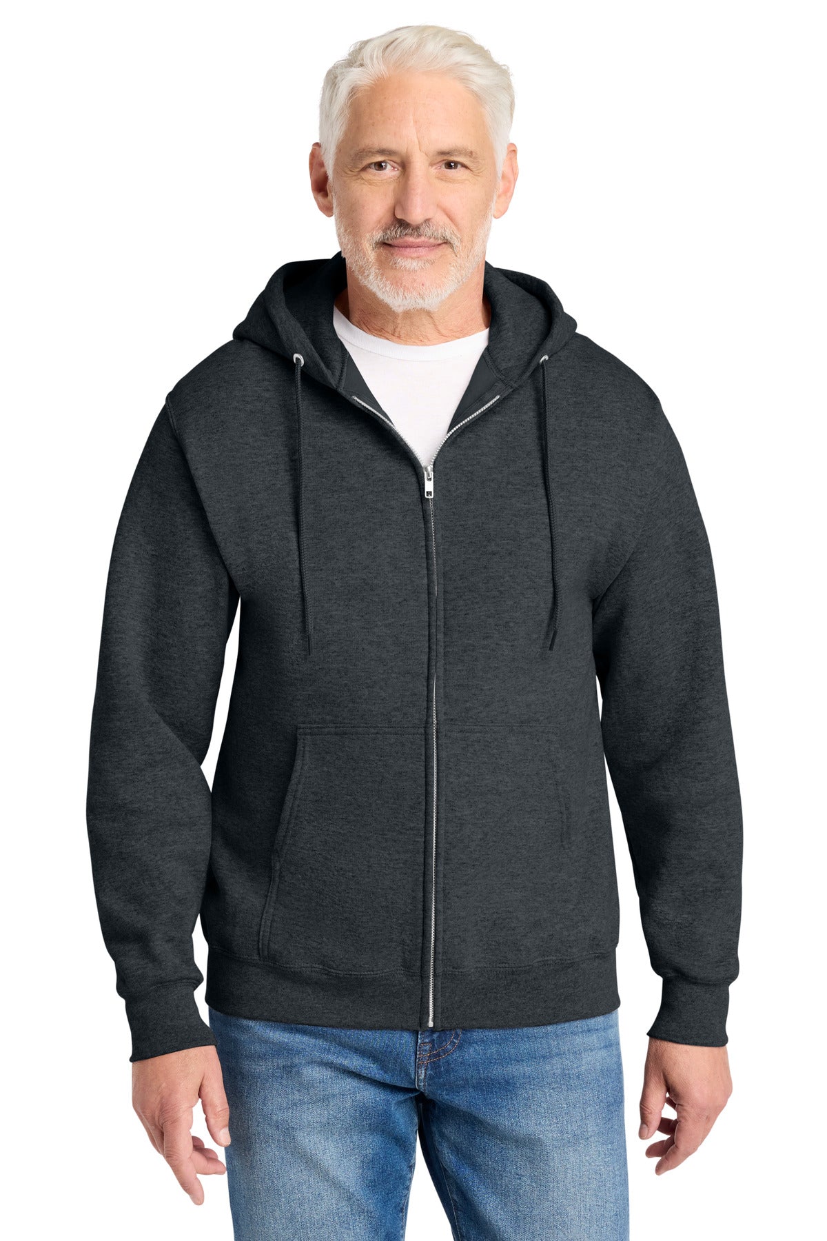 Port & Co Core Fleece Full-Zip Hooded Sweatshirt