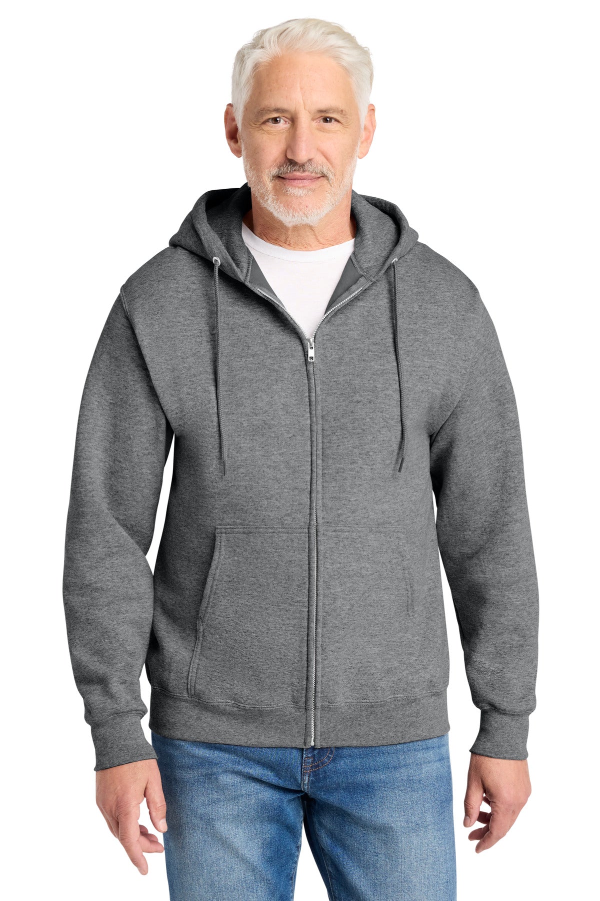 Port & Co Core Fleece Full-Zip Hooded Sweatshirt