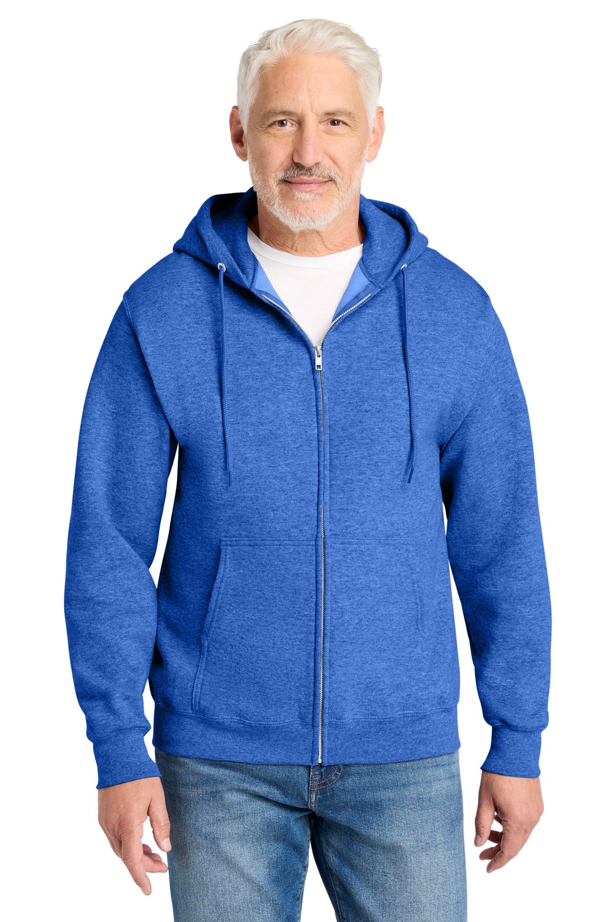 Port & Co Core Fleece Full-Zip Hooded Sweatshirt