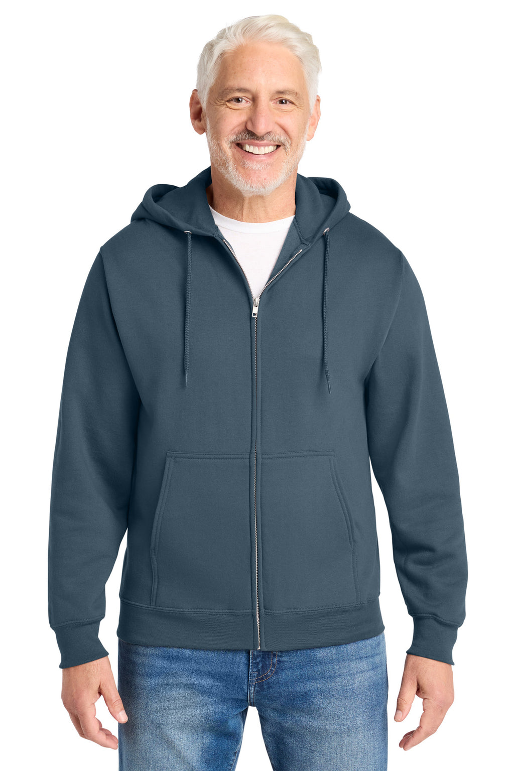 Port & Co Core Fleece Full-Zip Hooded Sweatshirt